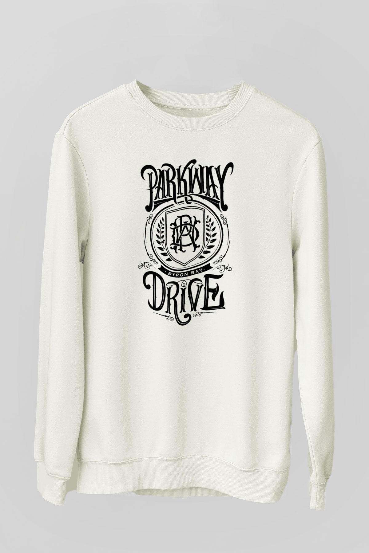 Parkway Drive Beyaz Unisex Sweatshirt