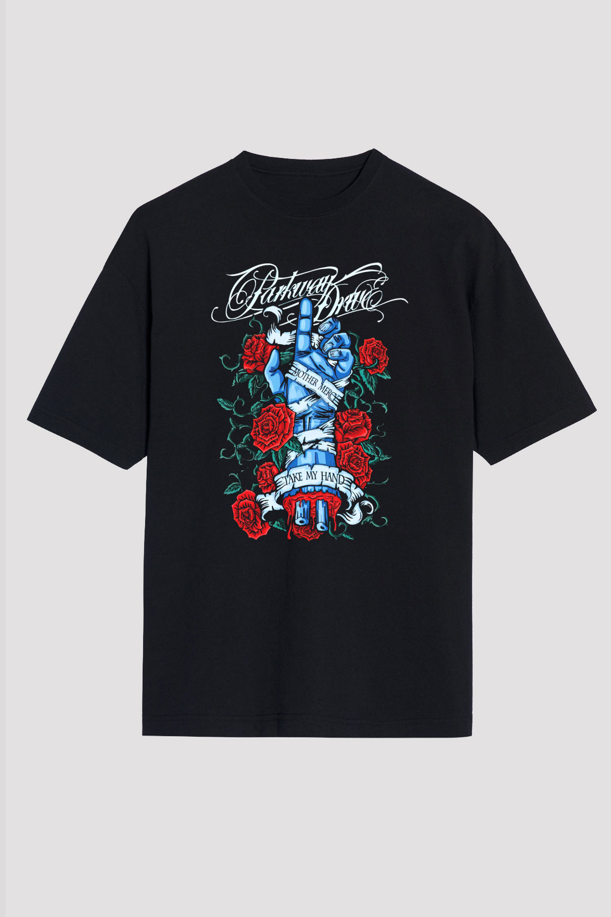 Parkway Drive Siyah Unisex Oversize Tişört T-Shirt