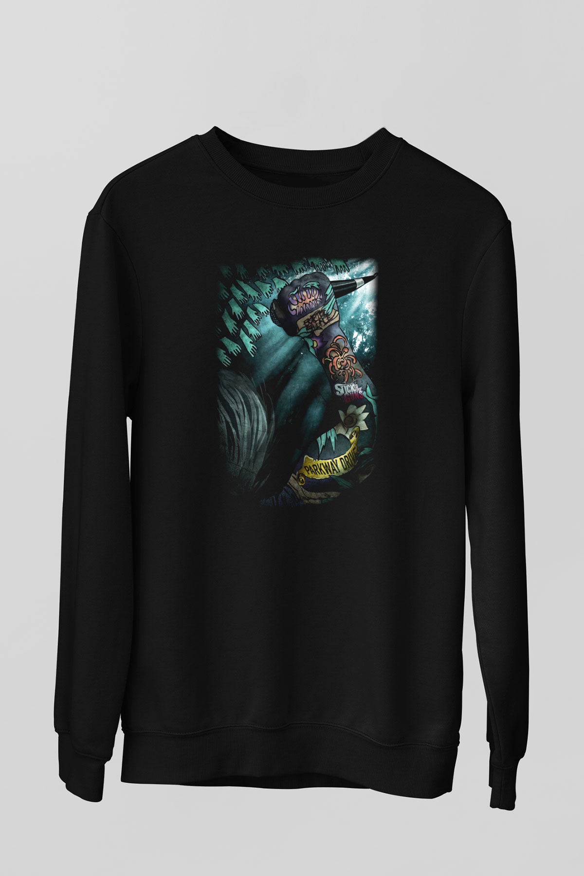 Parkway Drive Siyah Unisex Sweatshirt