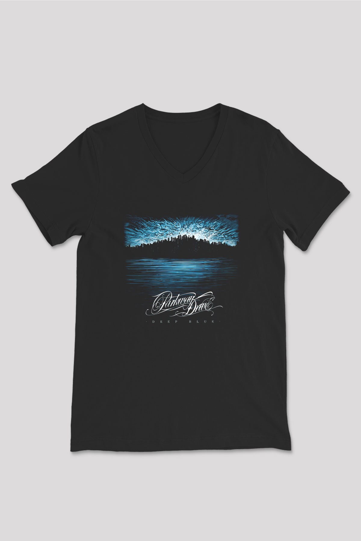 Parkway Drive Siyah Unisex V Yaka Tişört T-Shirt