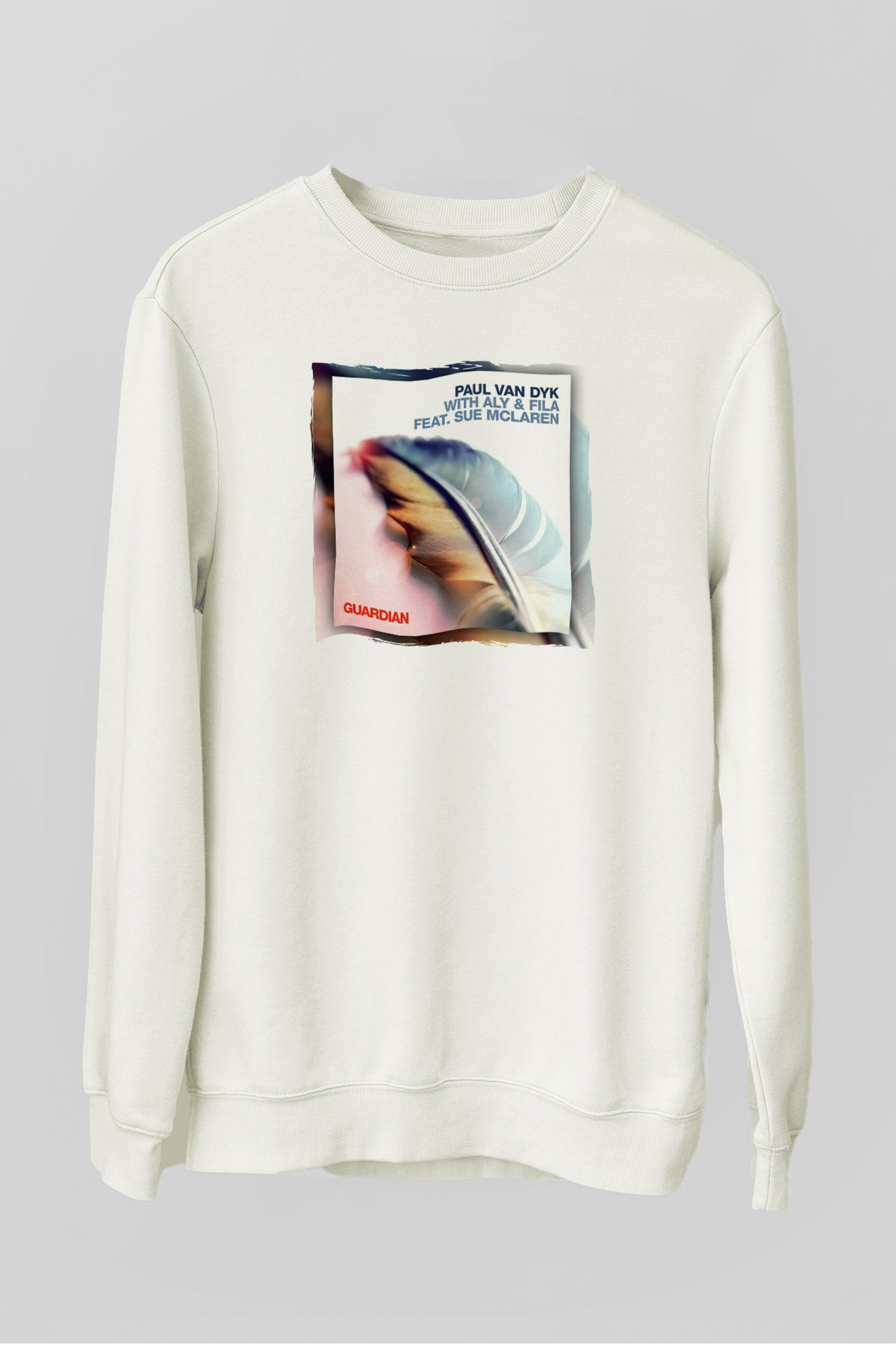 Paul Van Dyk Beyaz Unisex Sweatshirt