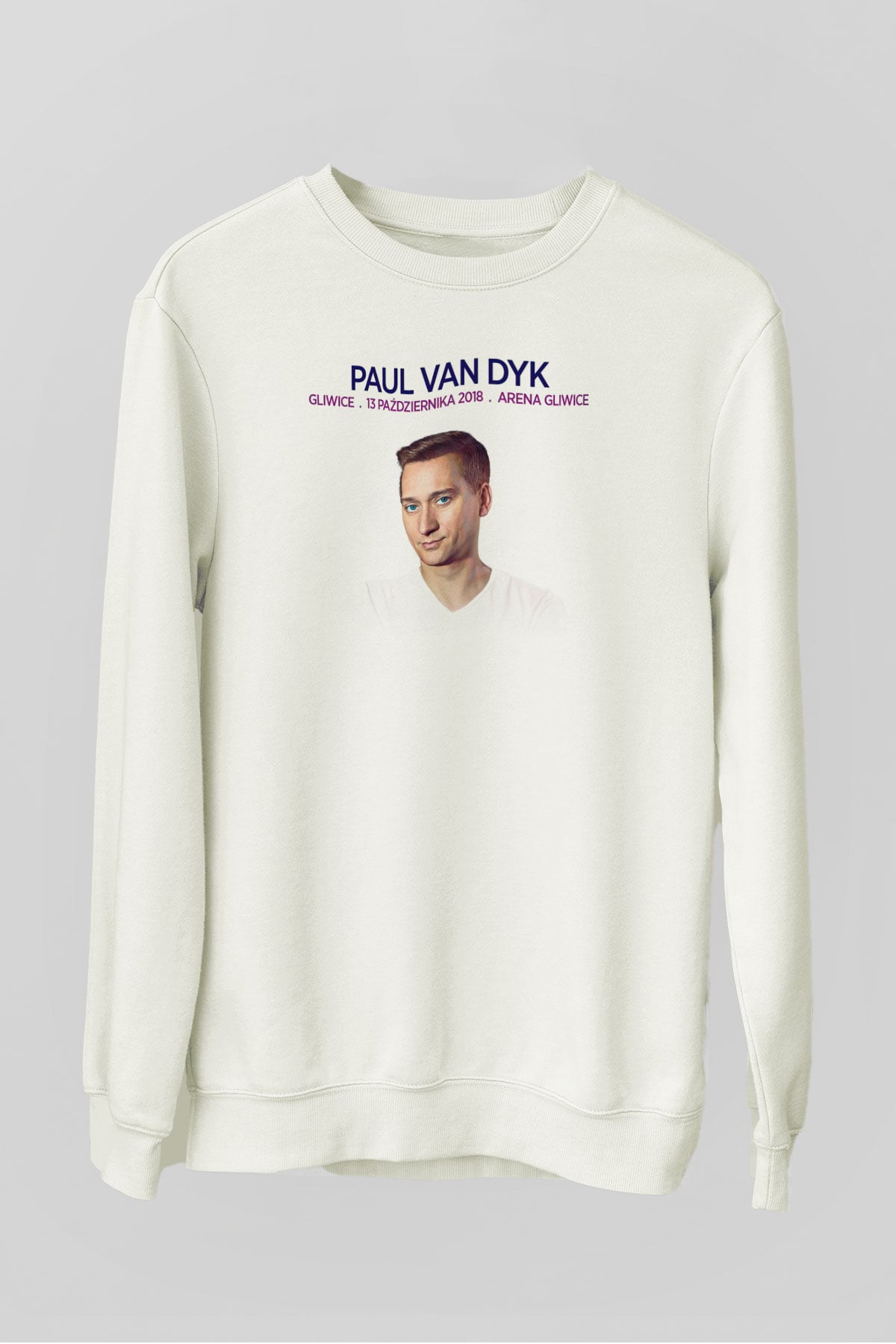 Paul Van Dyk Beyaz Unisex Sweatshirt