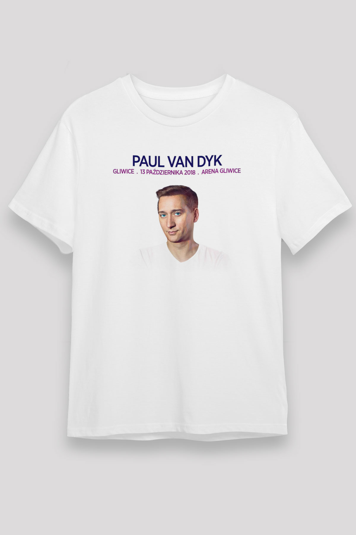 Paul Van Dyk White Unisex Tee - STREETWEAR