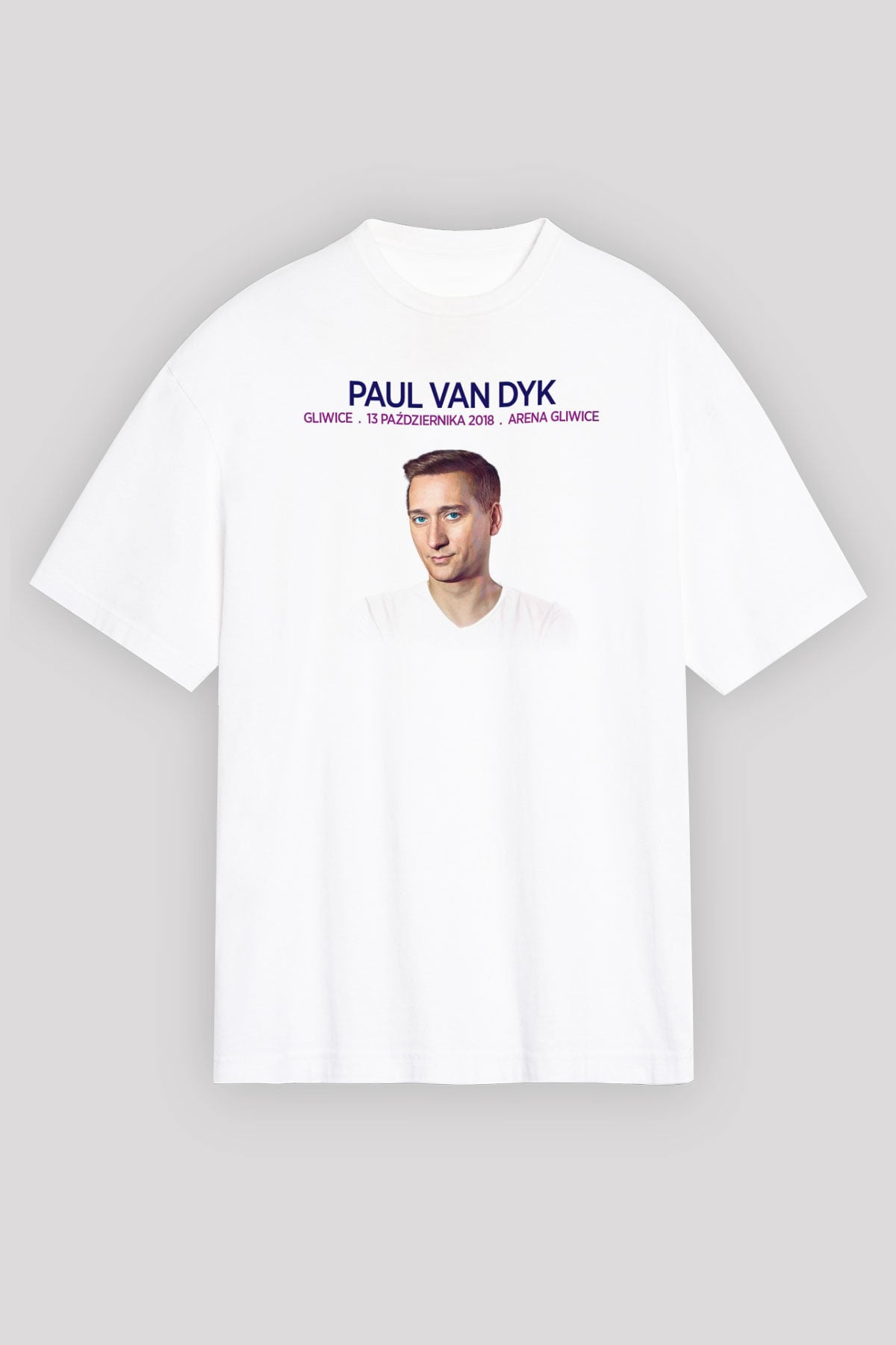 Paul Van Dyk Beyaz Unisex Tişört T-Shirt - TişörtFabrikası