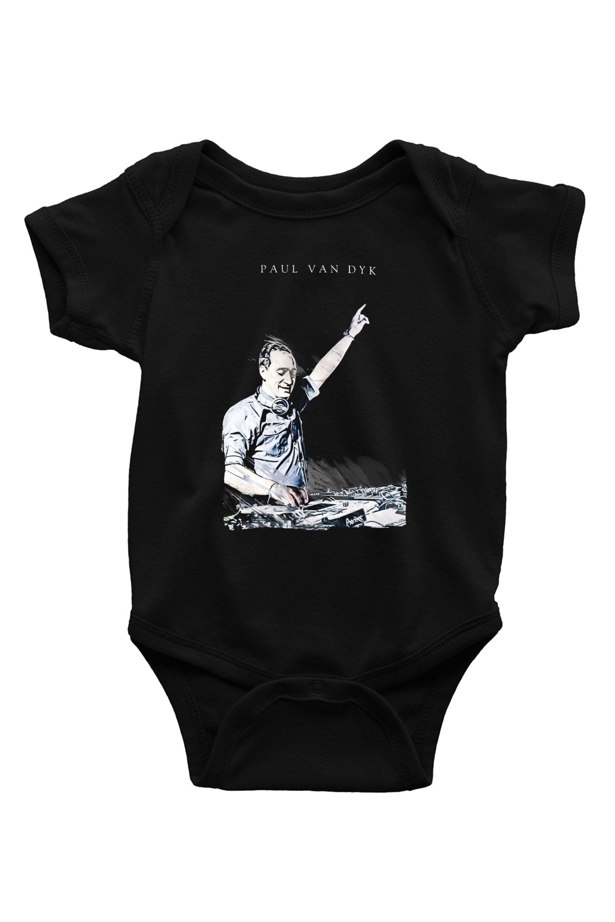 Paul Van Dyk Siyah Bebek Body - Zıbın