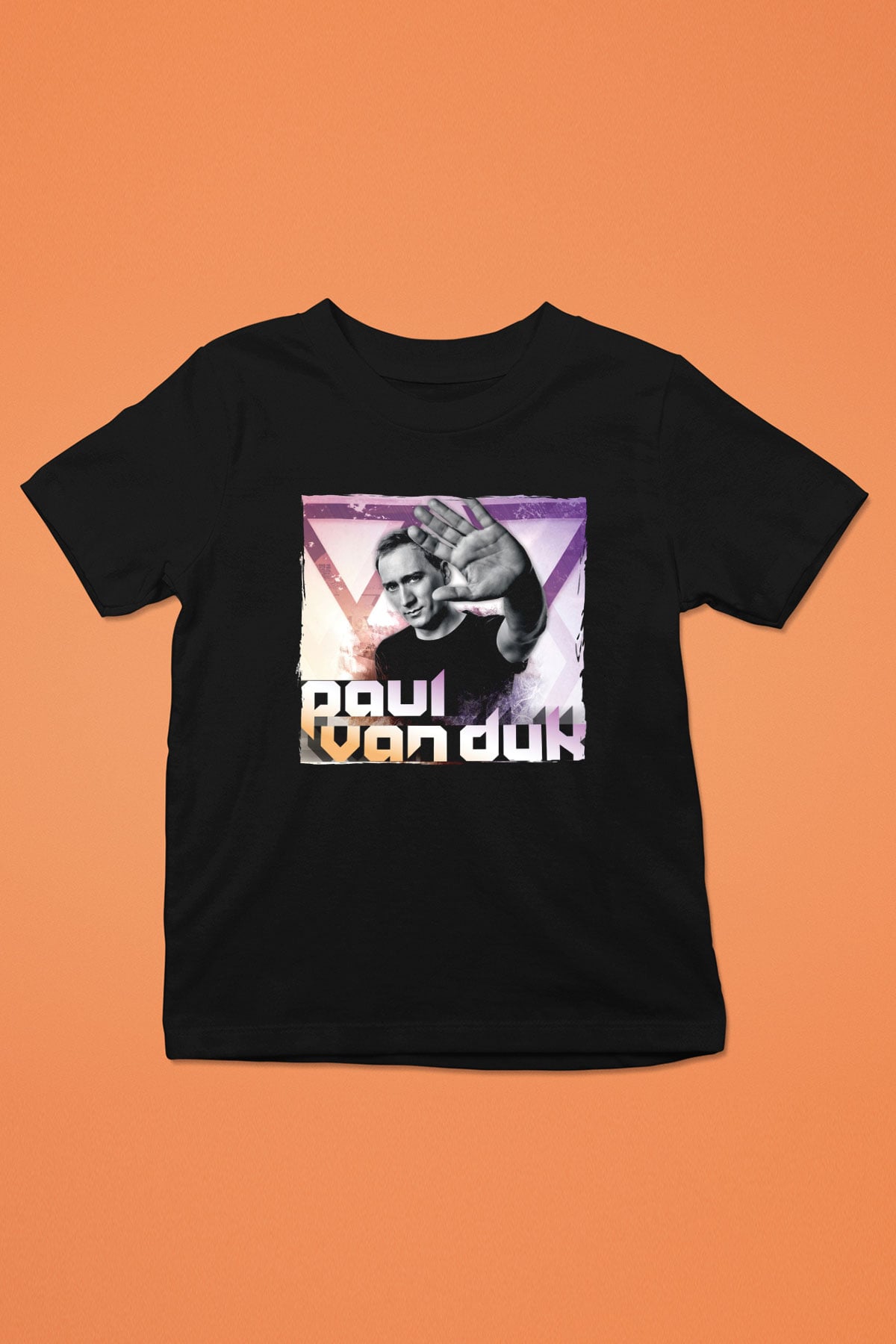 Paul Van Dyk Siyah Unisex Çocuk Tişört