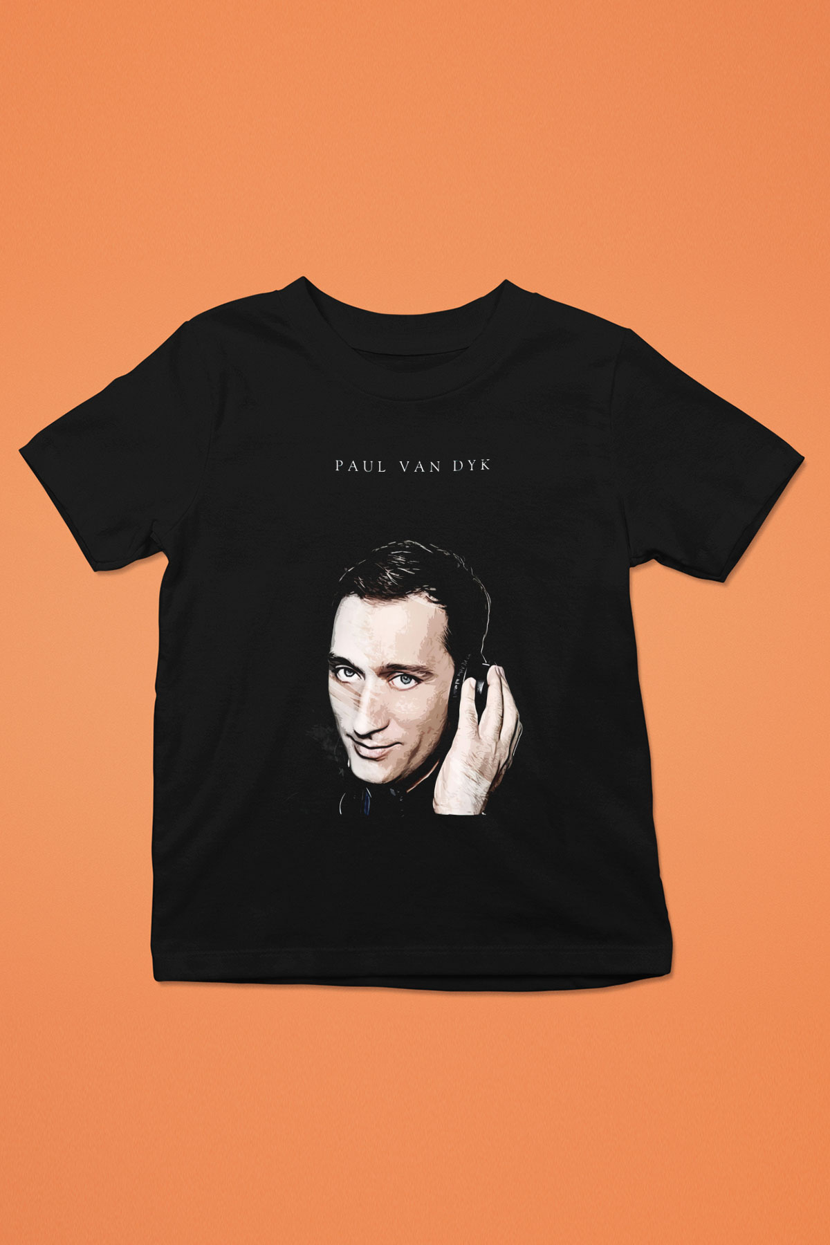 Paul Van Dyk Siyah Unisex Çocuk Tişört