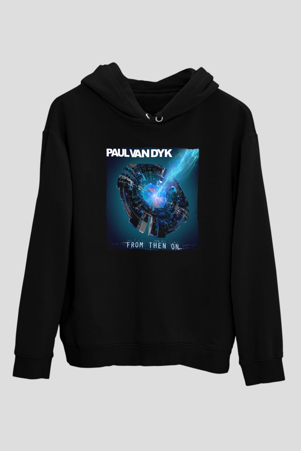 Paul Van Dyk Siyah Unisex Kapüşonlu Sweatshirt