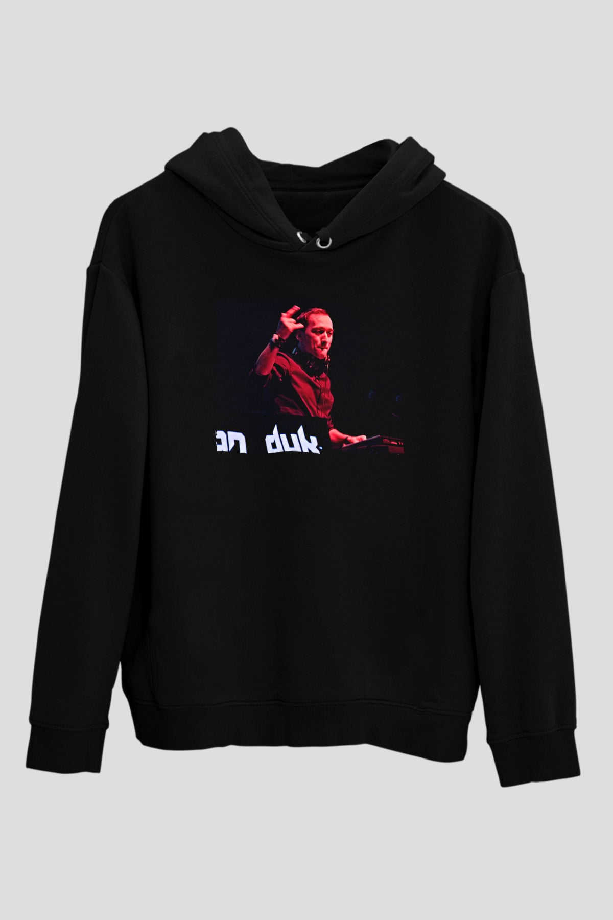 Paul Van Dyk Siyah Unisex Kapüşonlu Sweatshirt