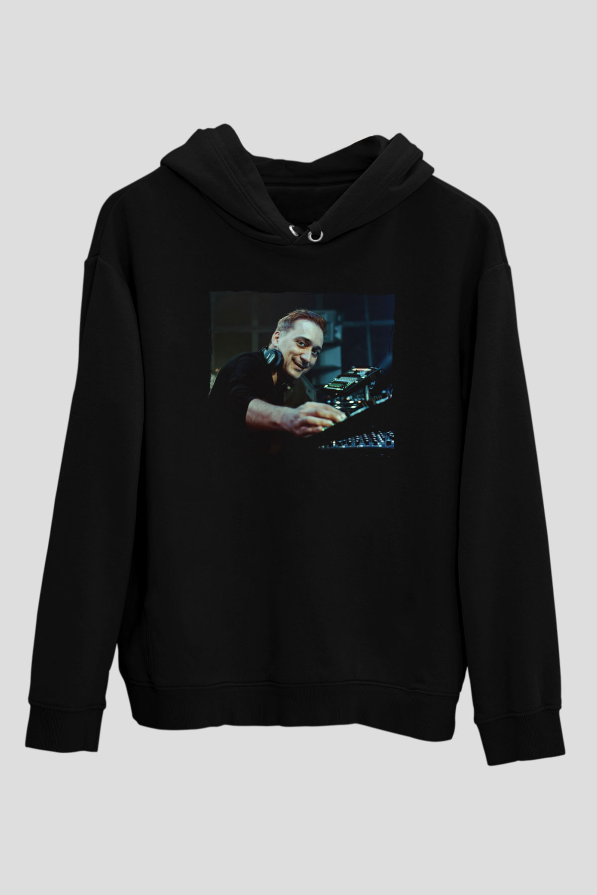 Paul Van Dyk Siyah Unisex Kapüşonlu Sweatshirt