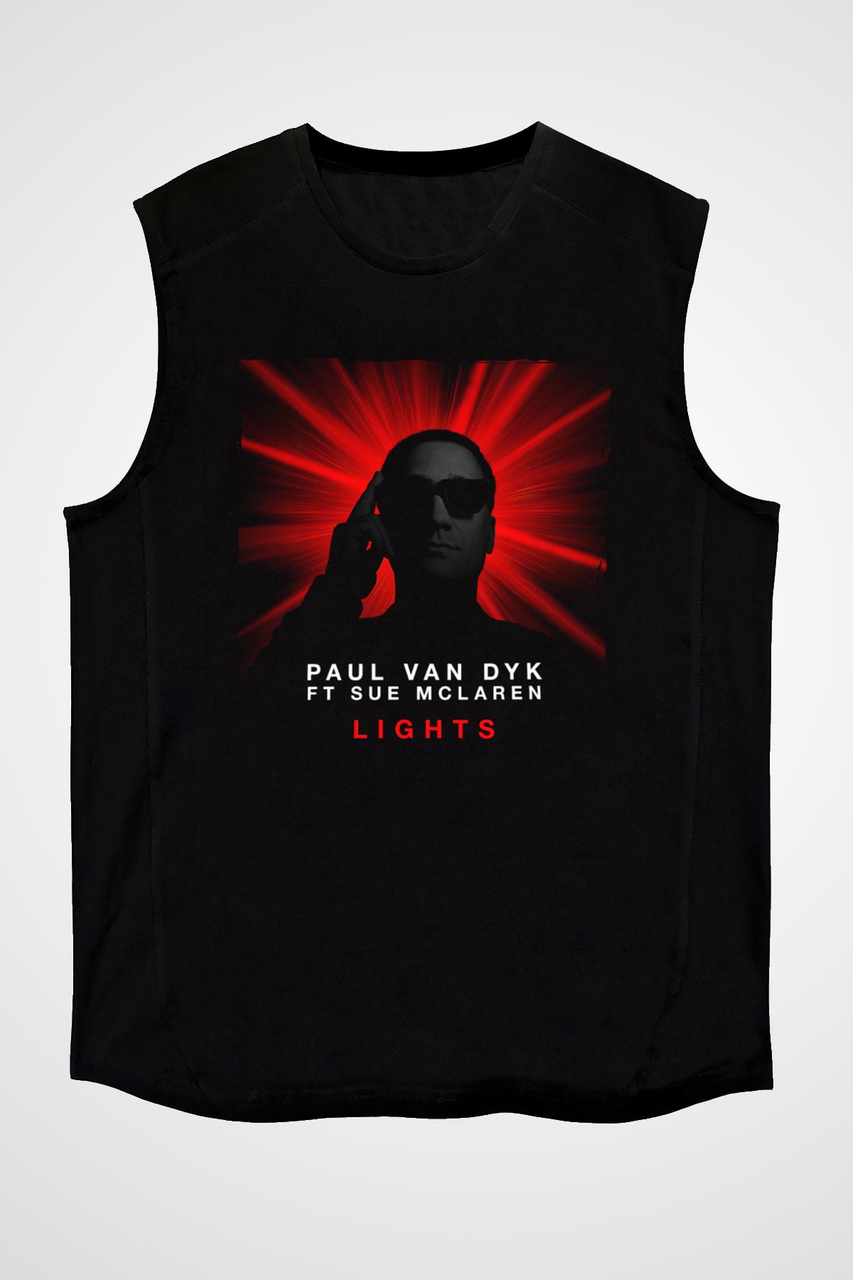 Paul Van Dyk Siyah Unisex Kolsuz Tişört