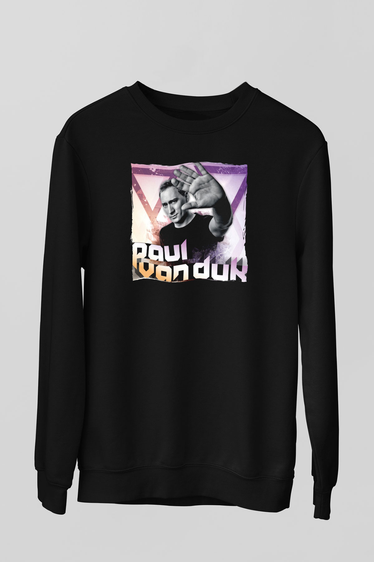 Paul Van Dyk Siyah Unisex Sweatshirt