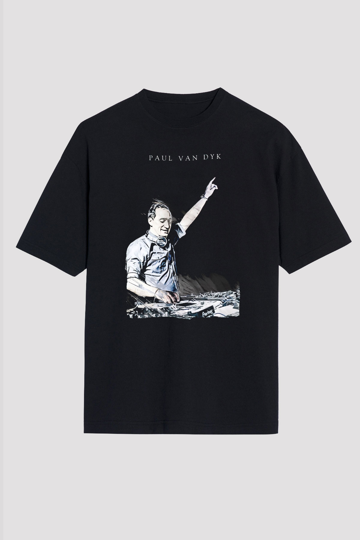 Paul Van Dyk Siyah Unisex Tişört T-Shirt - TişörtFabrikası