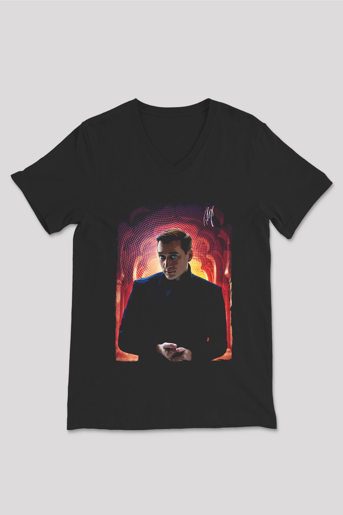 Paul Van Dyk Siyah Unisex V Yaka Tişört