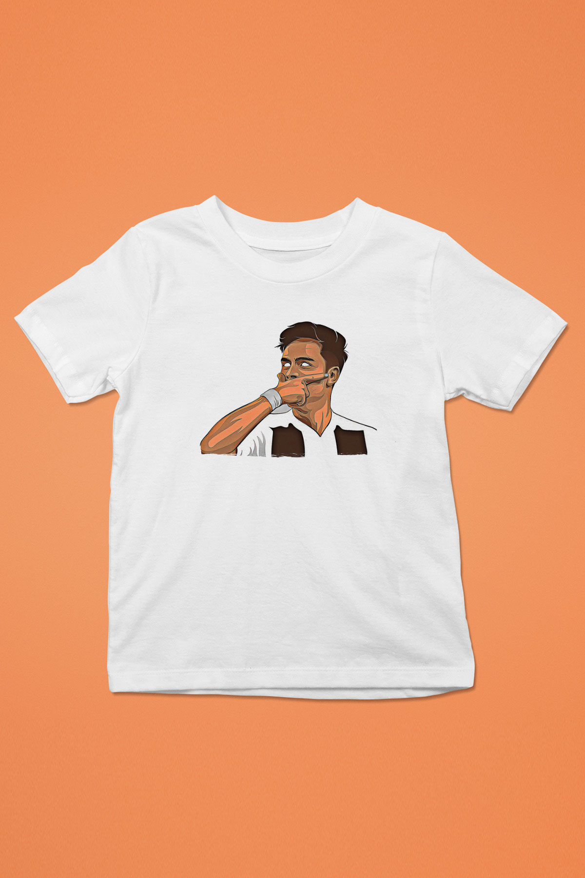 Paulo Dybala Baskılı Beyaz Unisex Beyaz Çocuk Tişört - Tshirt