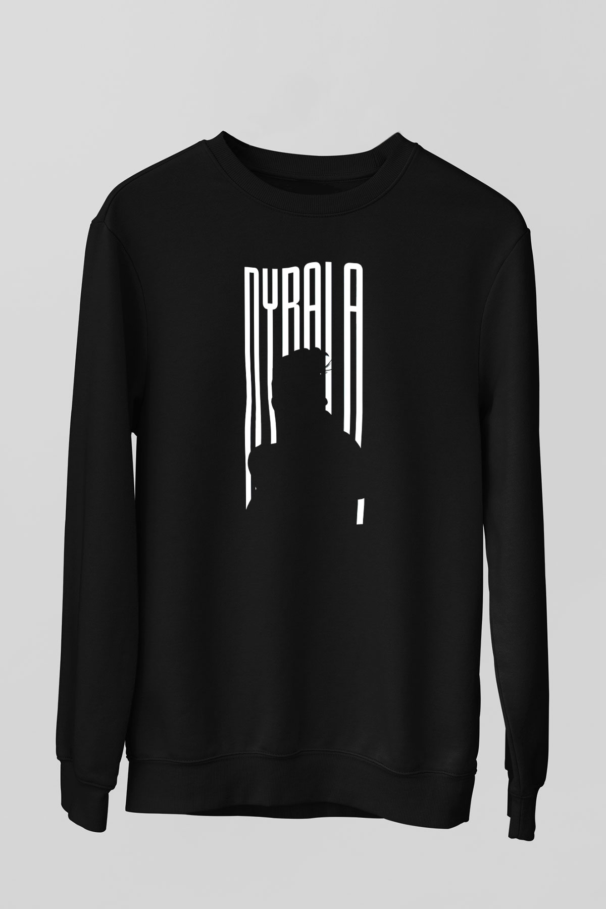 Paulo Dybala Baskılı Unisex Siyah Sweatshirt