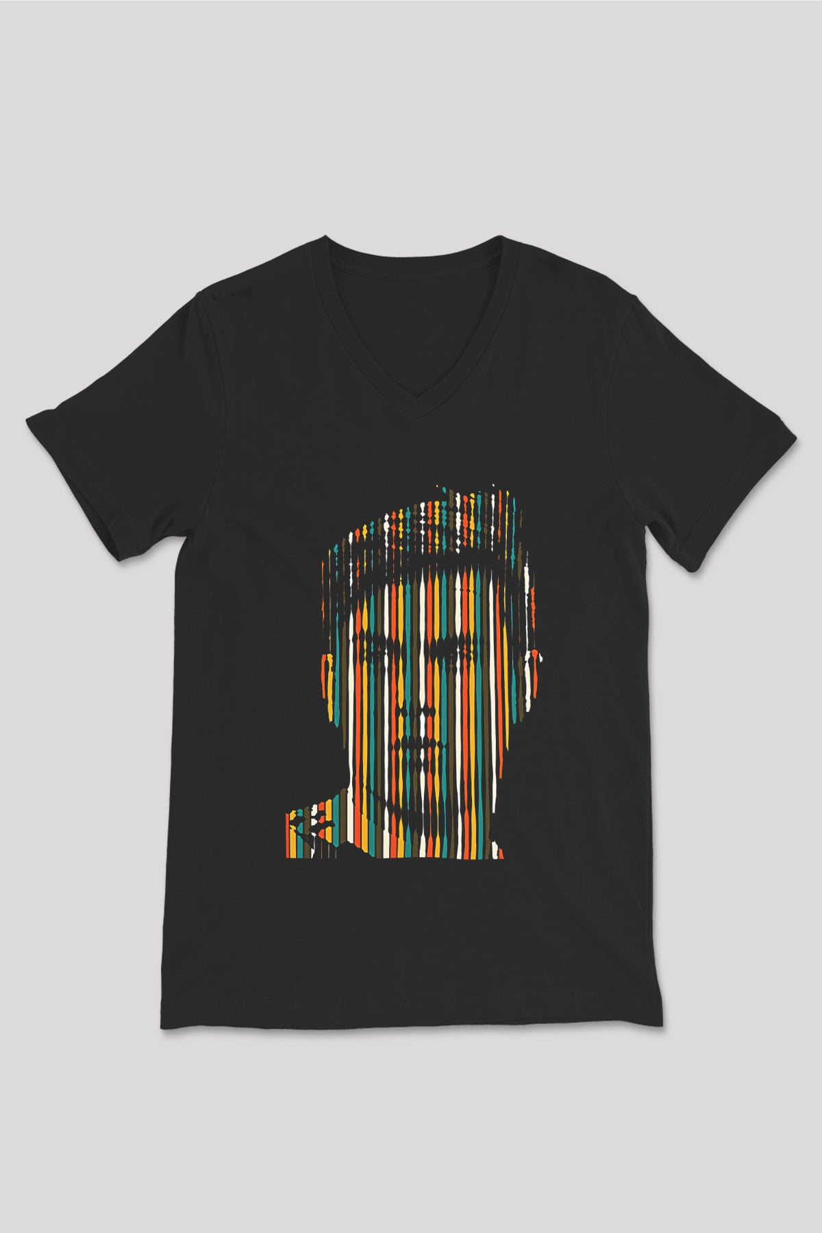 Paulo Dybala Baskılı Unisex Siyah V Yaka Tişört - Tshirt