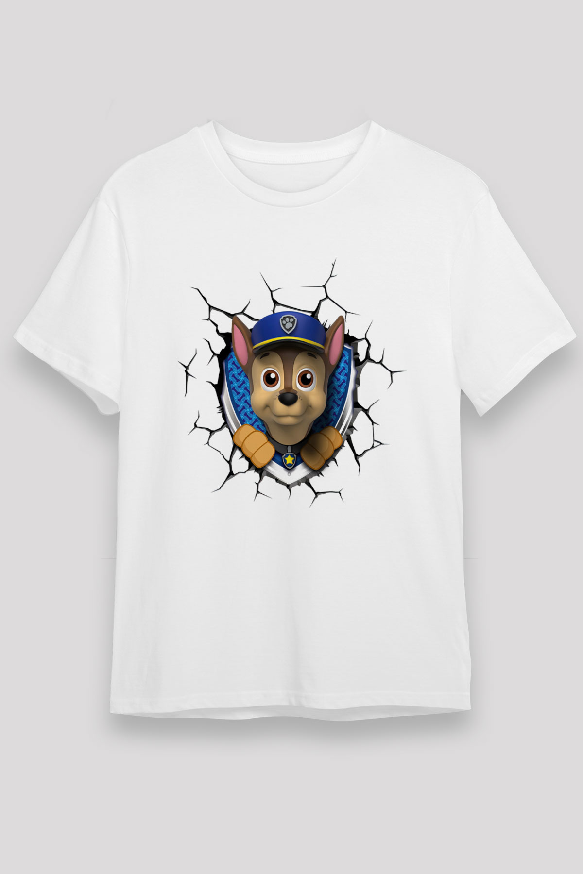 Paw Patrol Beyaz Unisex Tişört T-Shirt