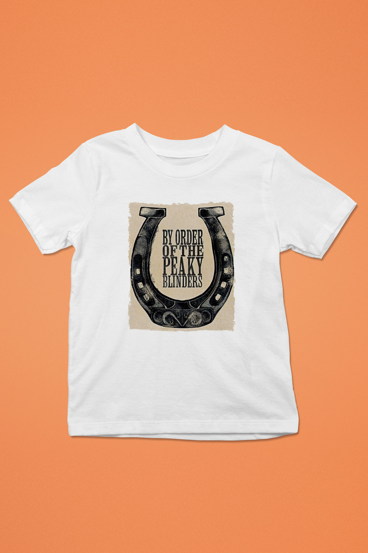 Peaky Blinders Baskılı Beyaz Unisex Beyaz Çocuk Tişört - Tshirt