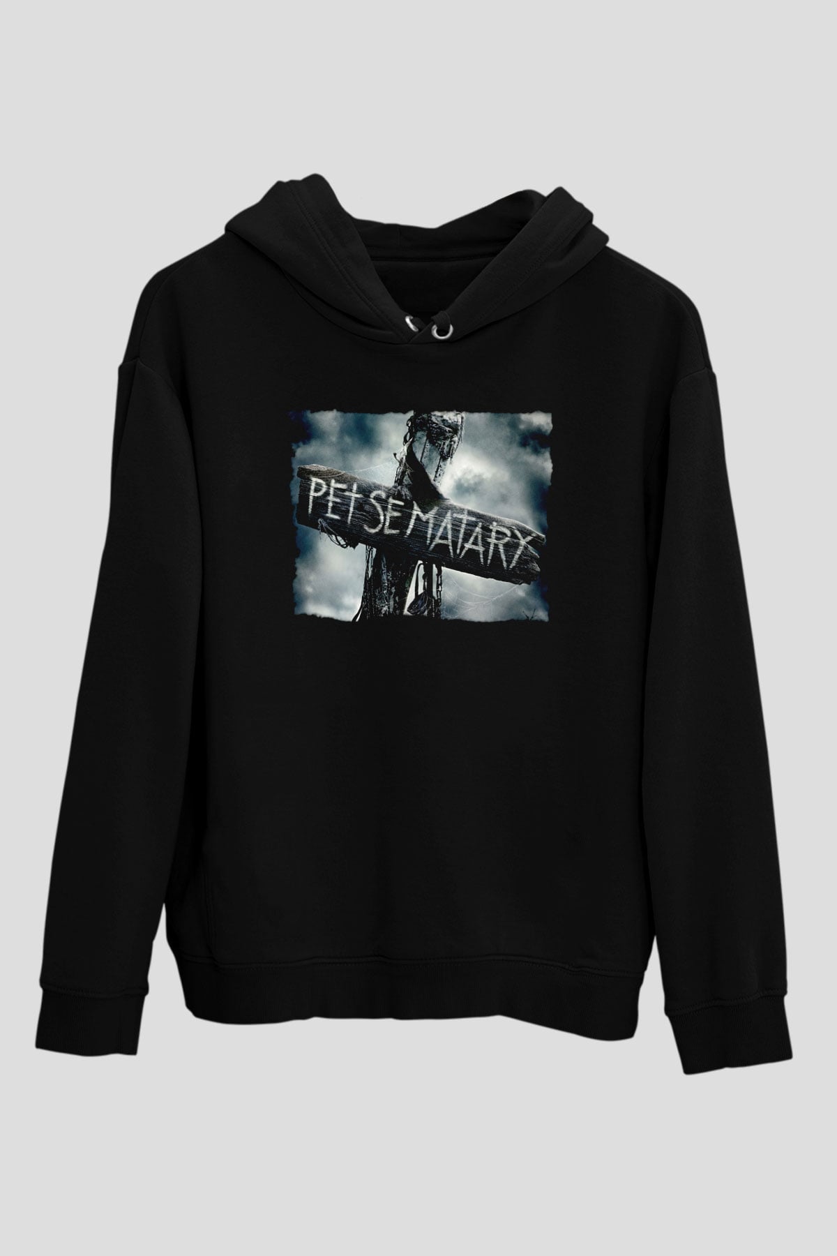 Pet Sematary Siyah Unisex Hoodie
