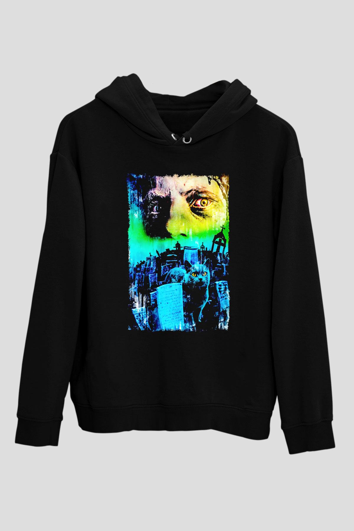 Pet Sematary Siyah Unisex Hoodie