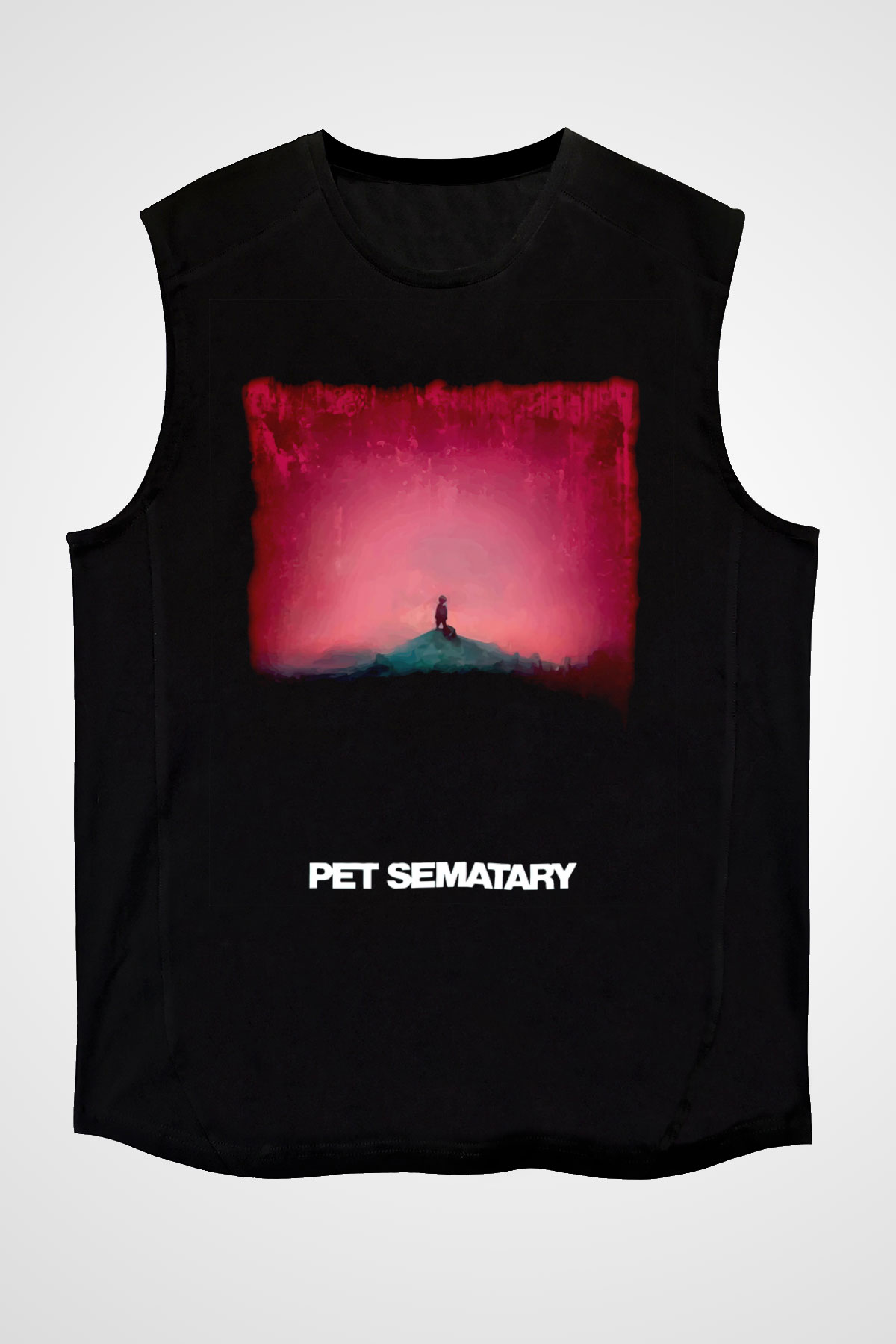 Pet Sematary Siyah Unisex  Kolsuz Tişört