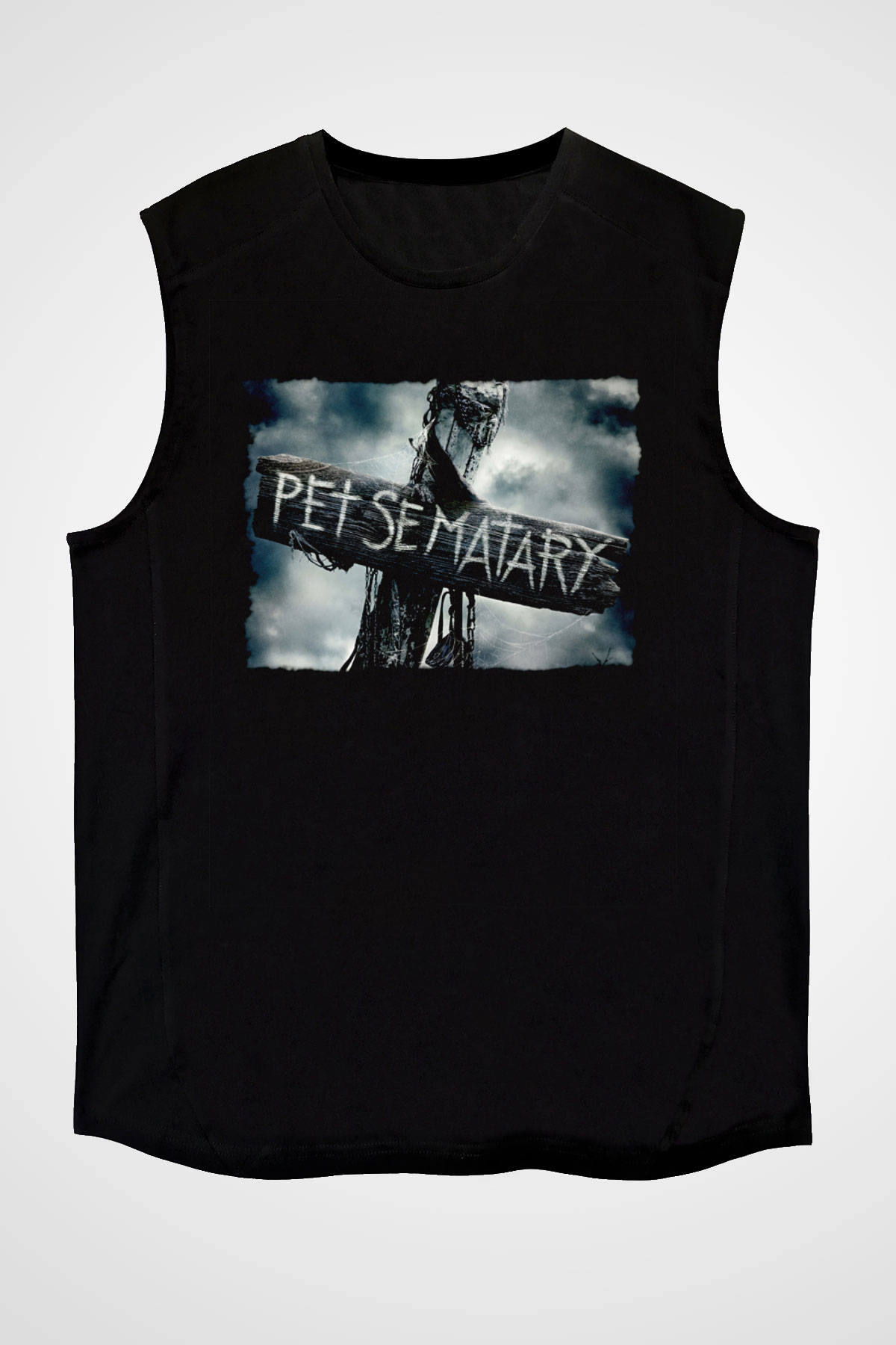 Pet Sematary Siyah Unisex  Kolsuz Tişört