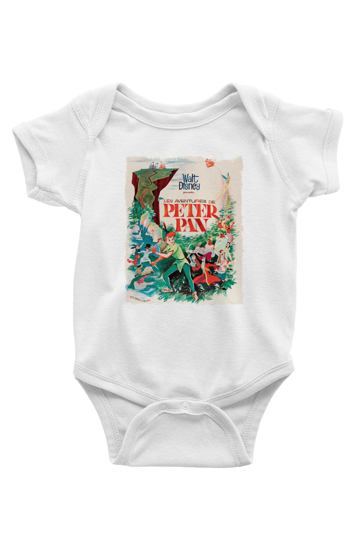 Peter Pan Beyaz Bebek Body - Zıbın