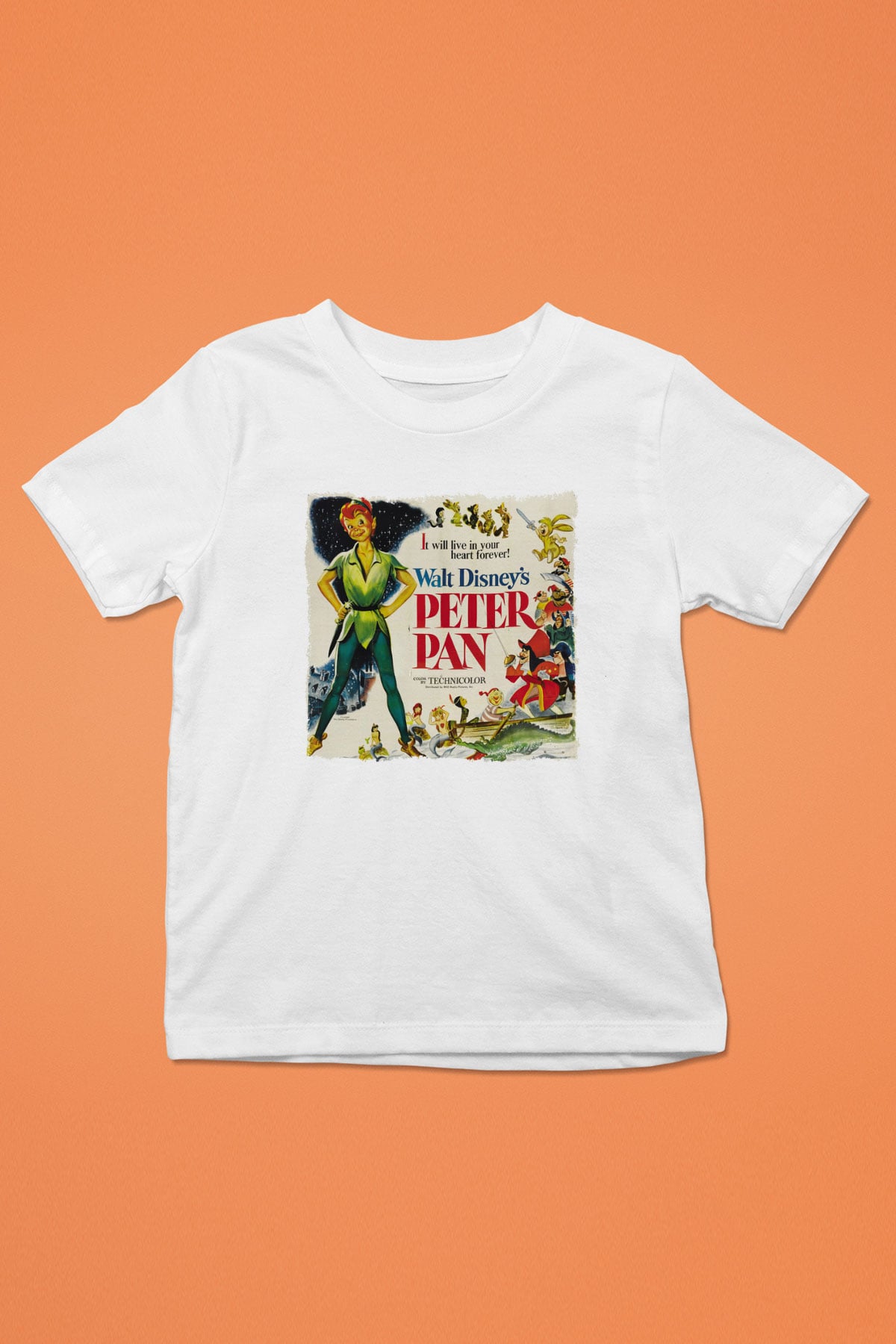 Peter Pan Beyaz Unisex Çocuk Tişört