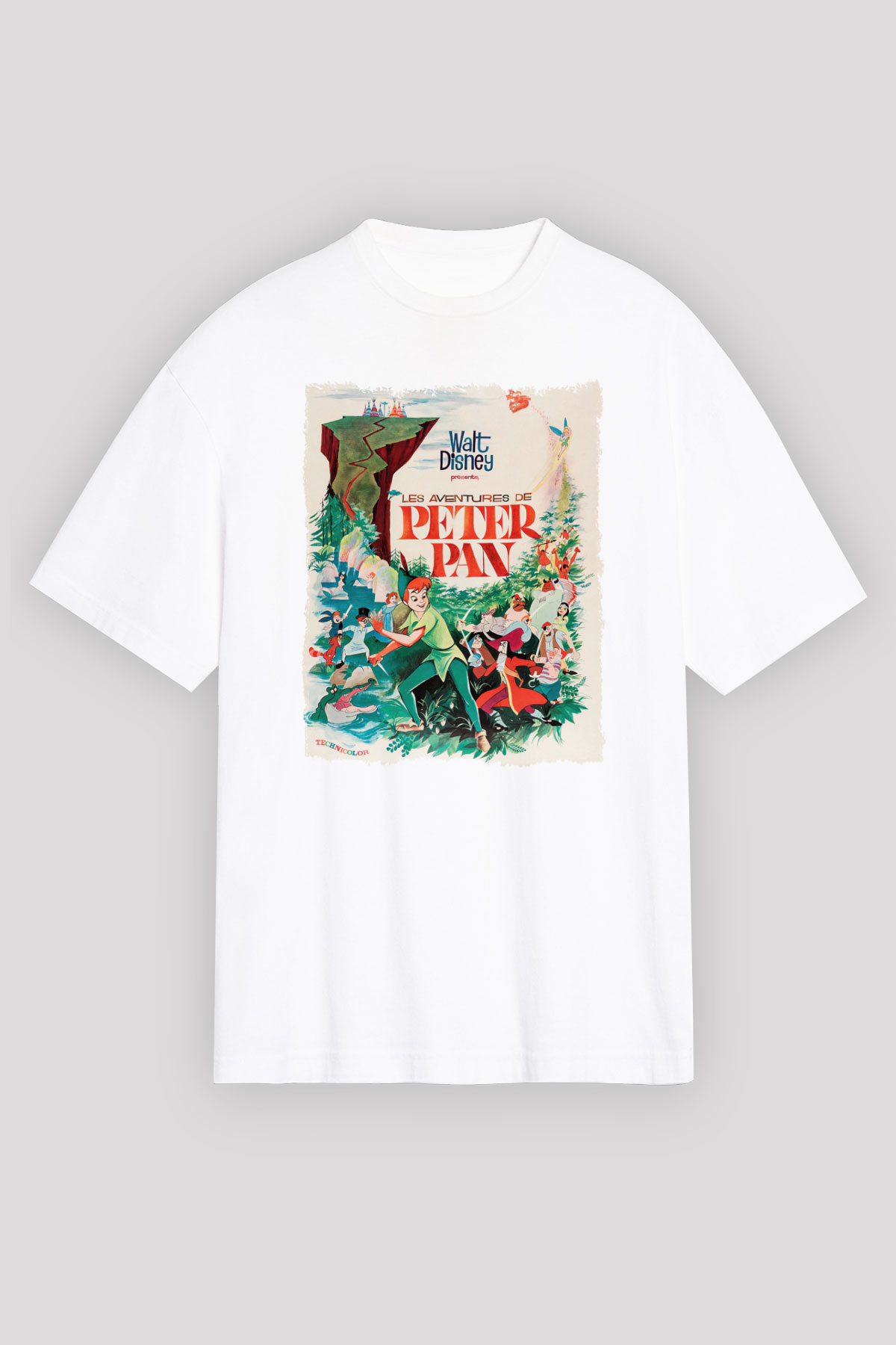 Peter Pan Beyaz Unisex Tişört T-Shirt