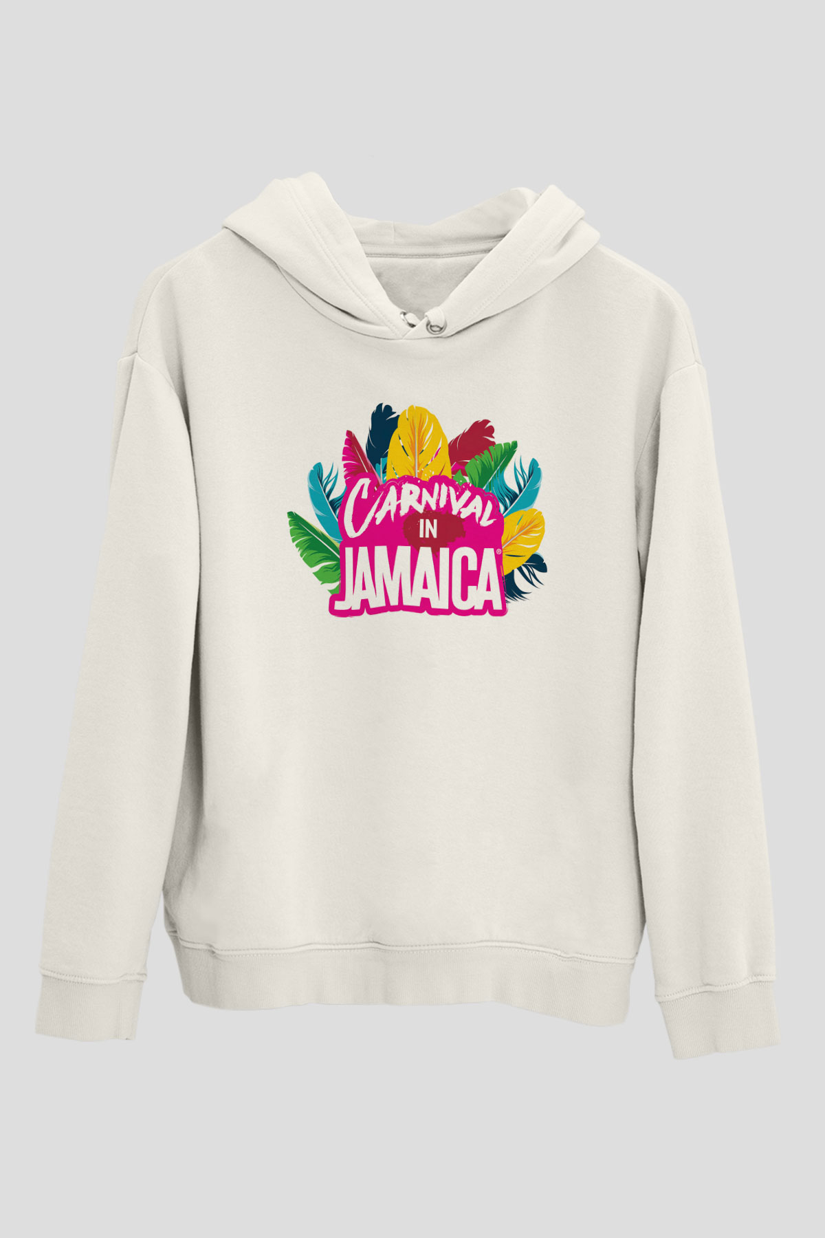 Peter Tosh Beyaz Unisex Kapşonlu Sweatshirt