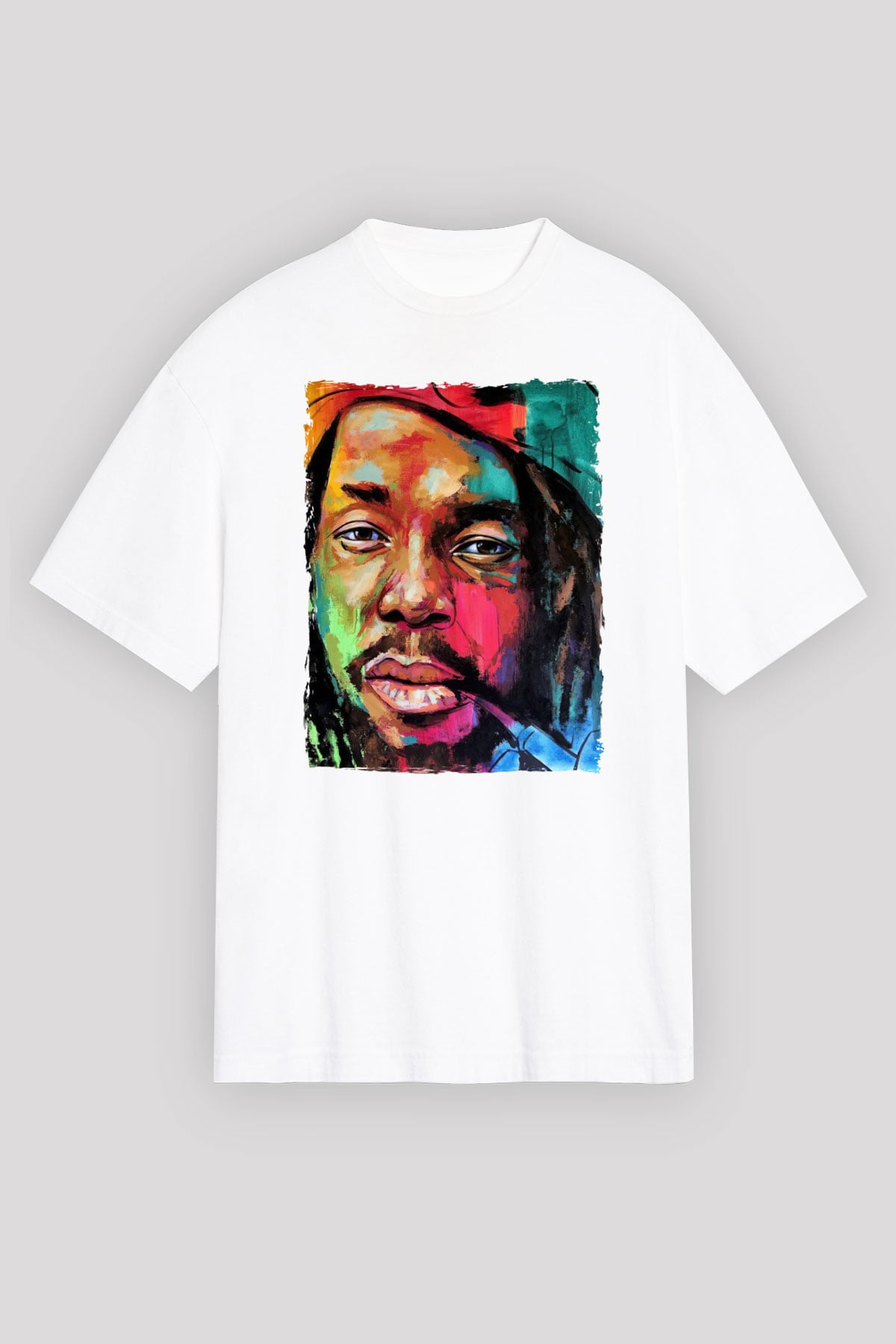 Peter Tosh Beyaz Unisex Tişört T-Shirt - TişörtFabrikası