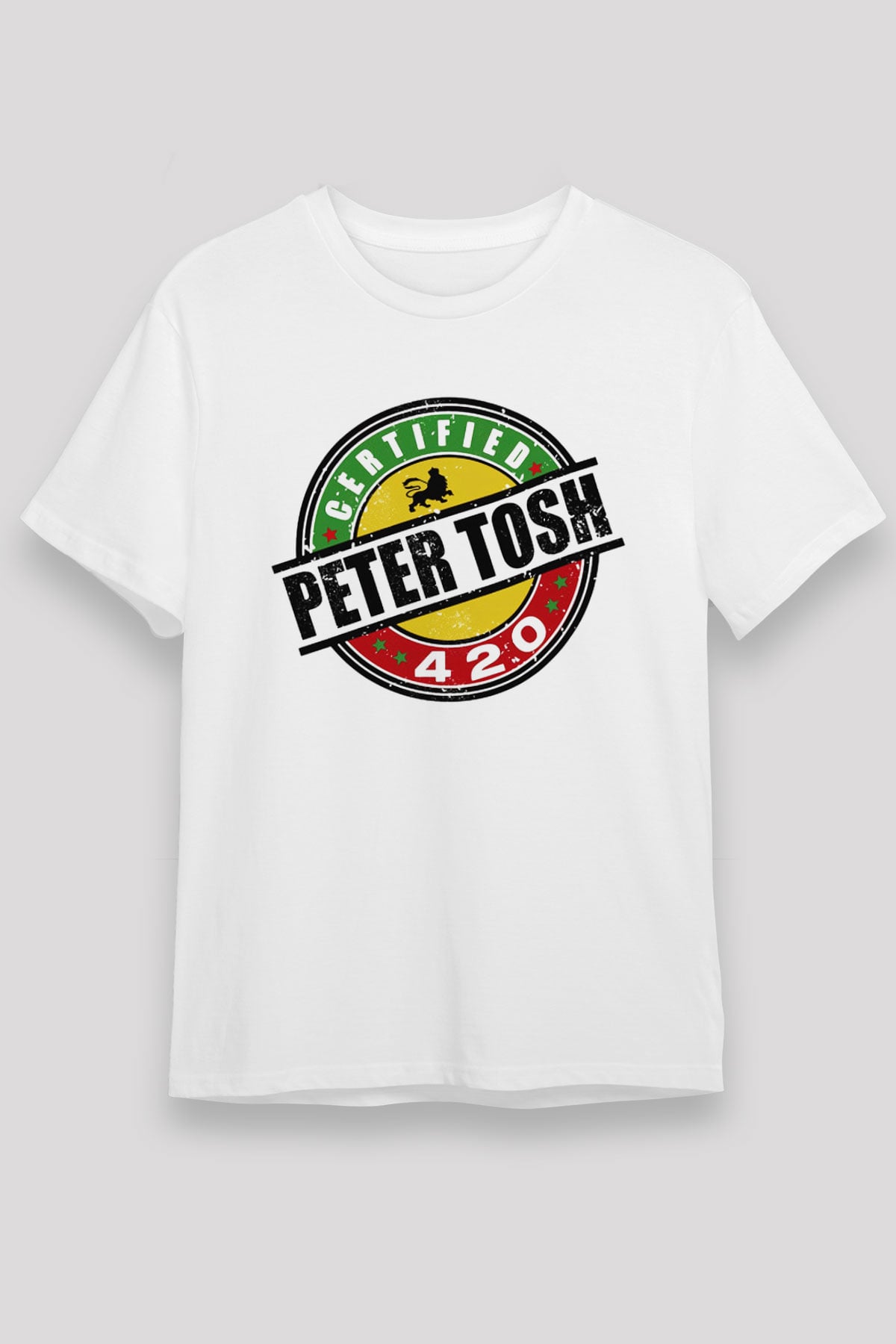 Peter Tosh Beyaz Unisex Tişört T-Shirt - TişörtFabrikası