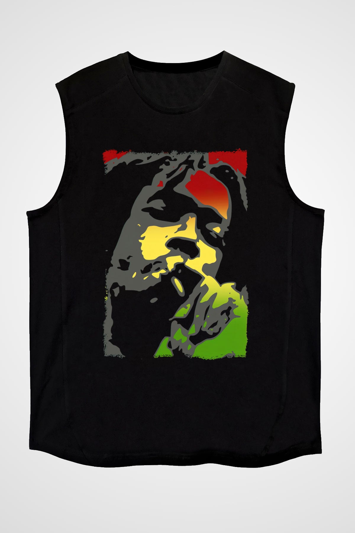 Peter Tosh Siyah Unisex Kolsuz Tişört