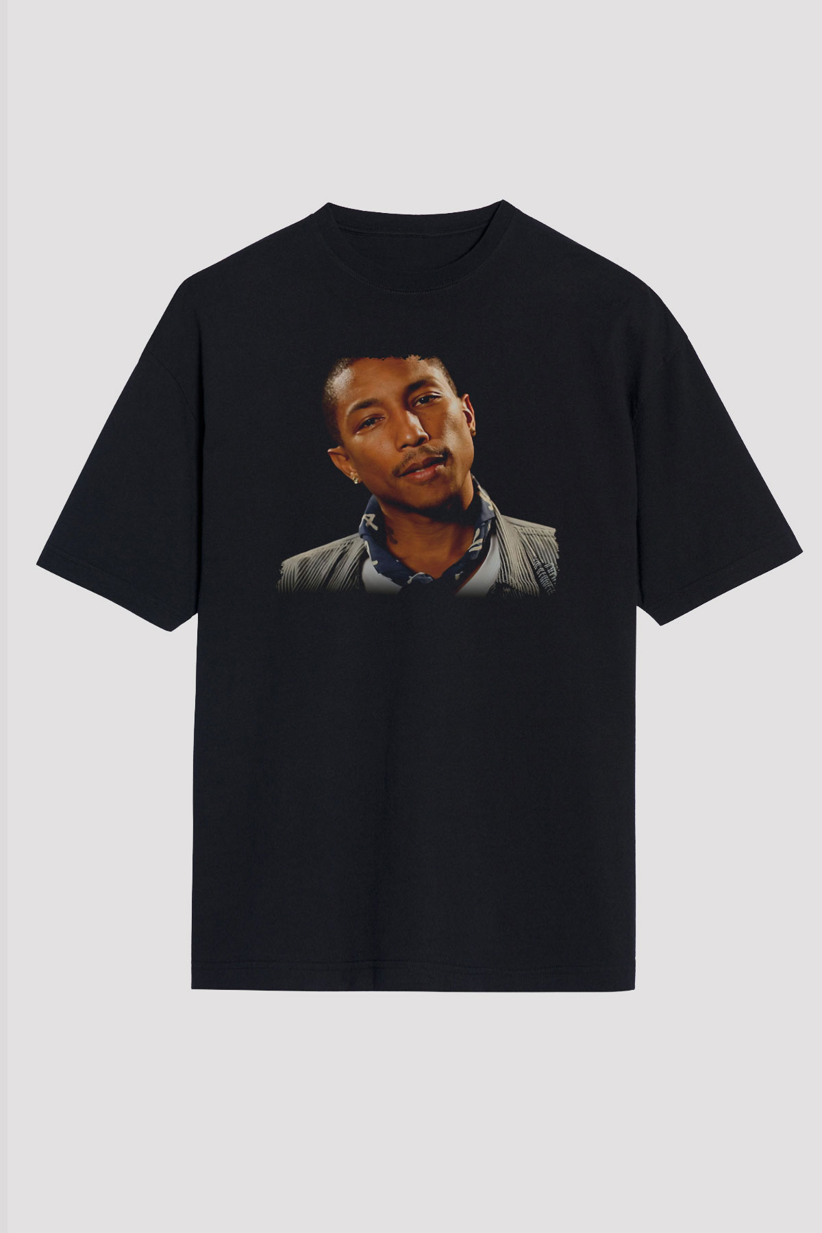 Pharrel Williams Siyah Unisex Tişört T-Shirt - TişörtFabrikası