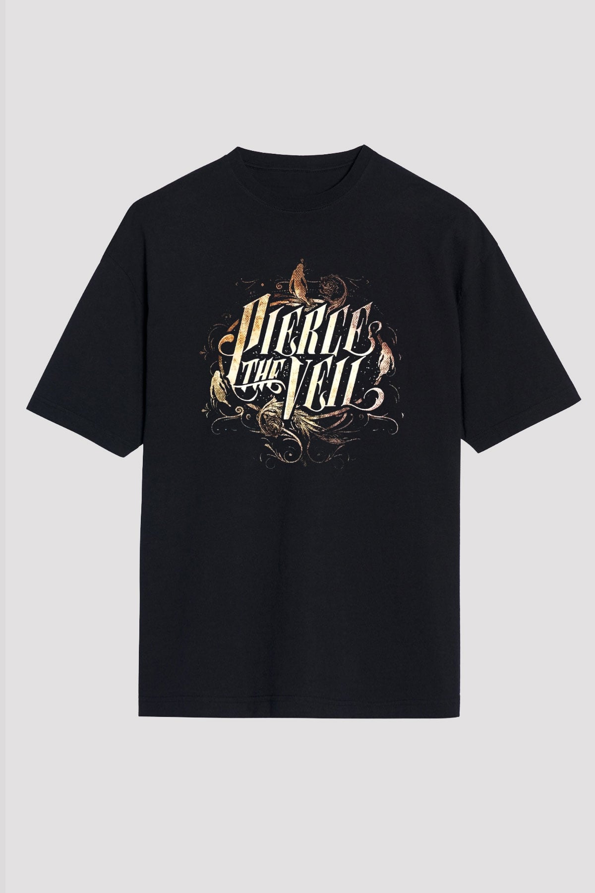 Pierce the Veil Siyah Unisex Oversize Tişört T-Shirt