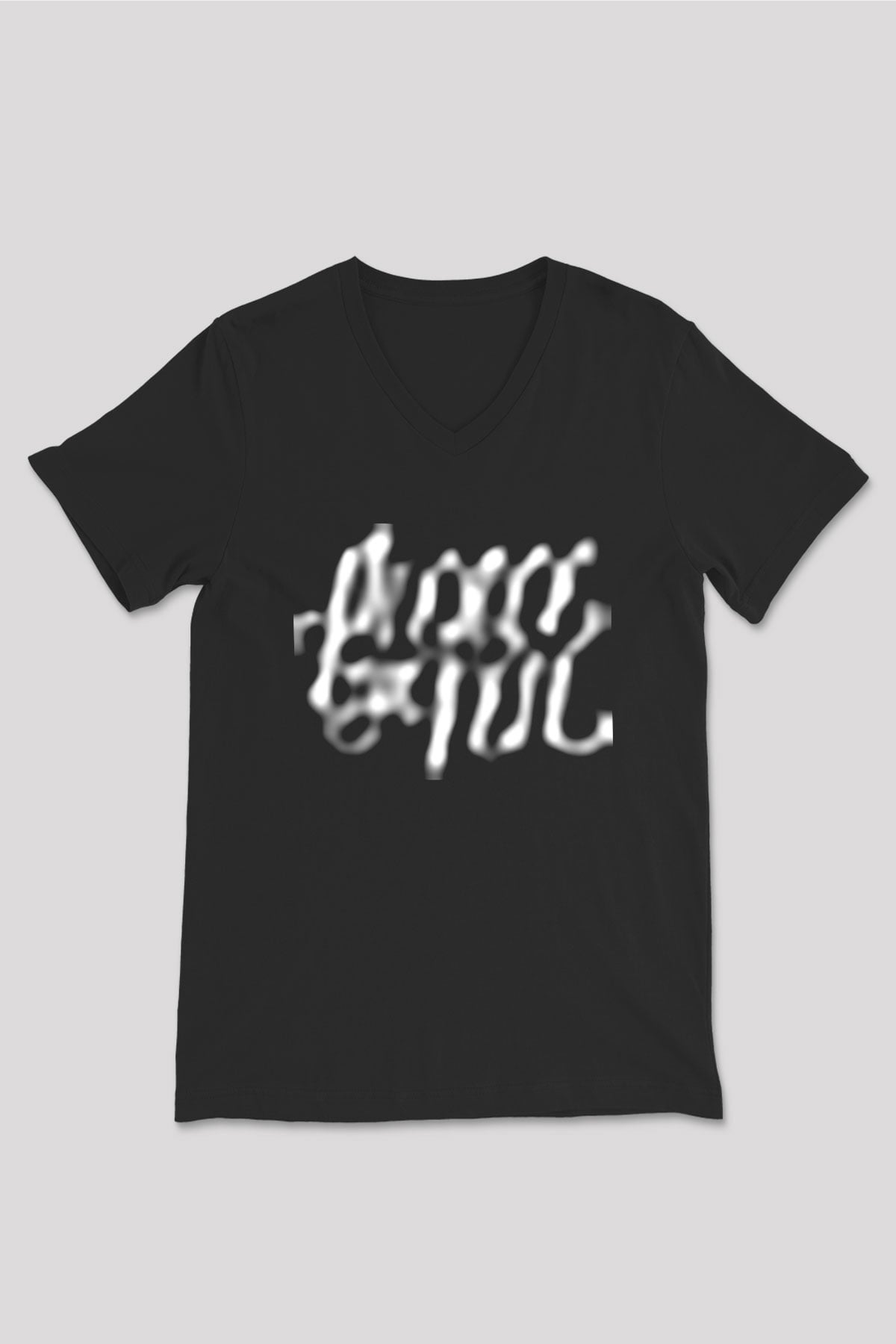 Pierce the Veil Siyah Unisex V Yaka Tişört T-Shirt