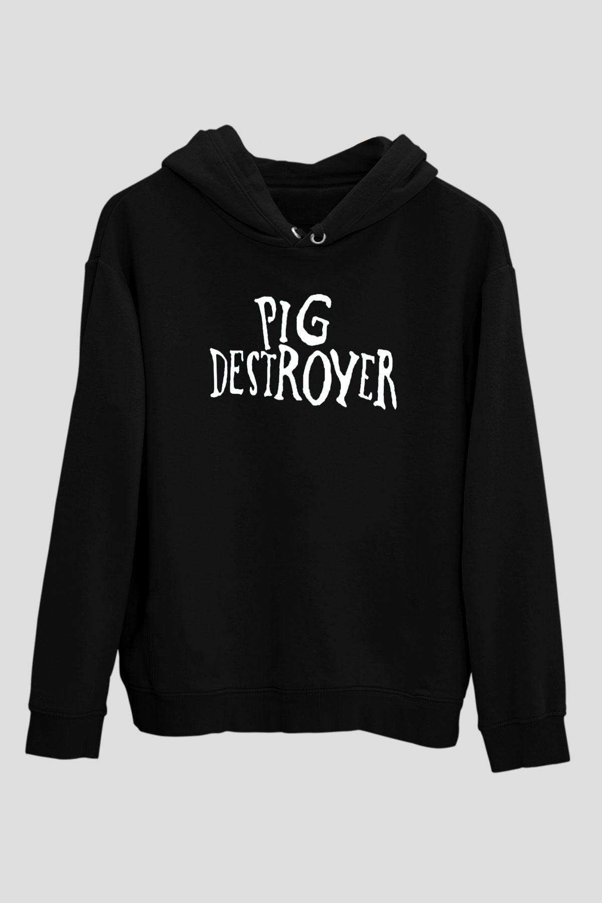 Pig Destroyer Siyah Unisex Kapüşonlu Sweatshirt