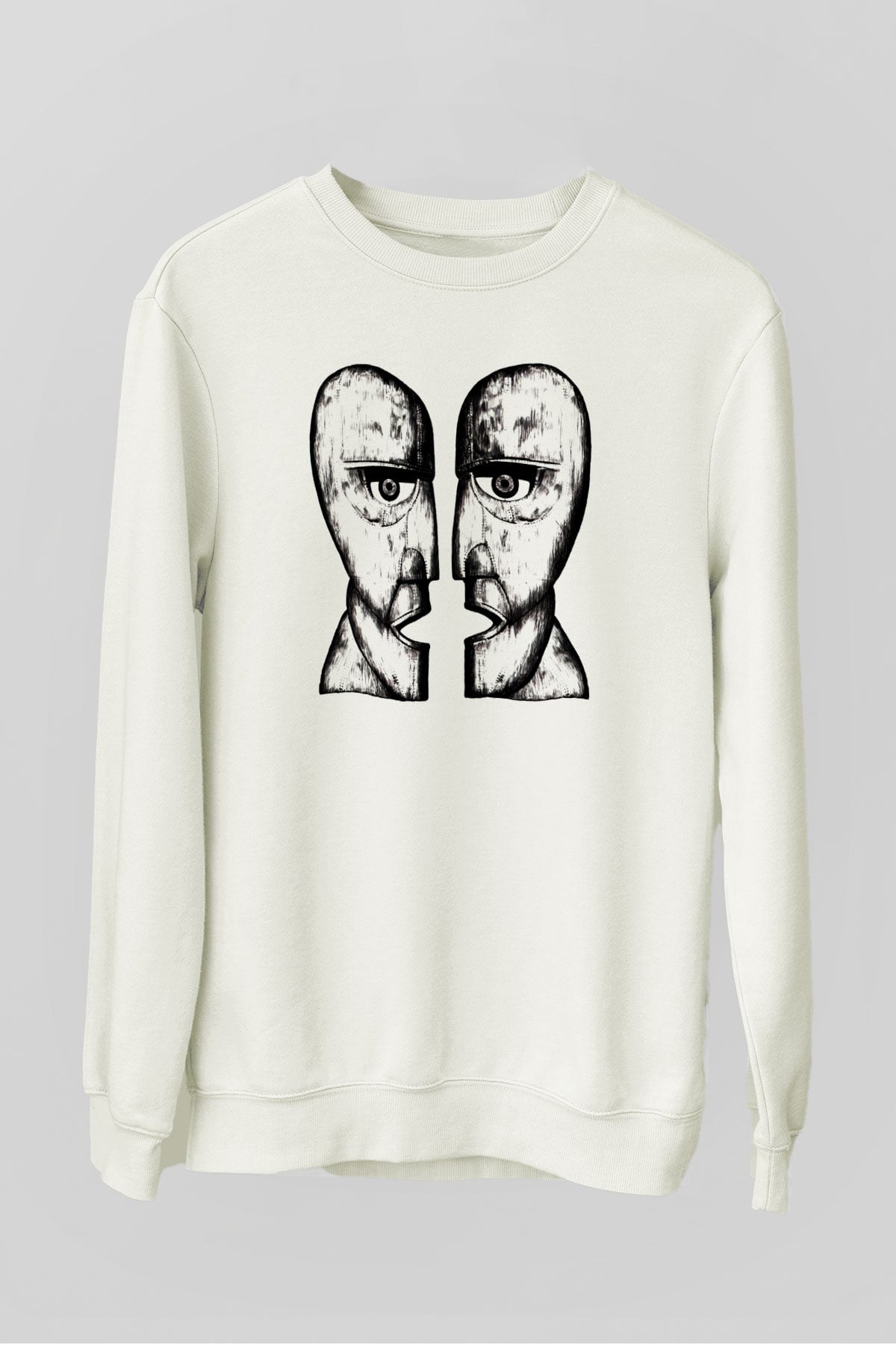 Pink Floyd Beyaz Unisex Sweatshirt