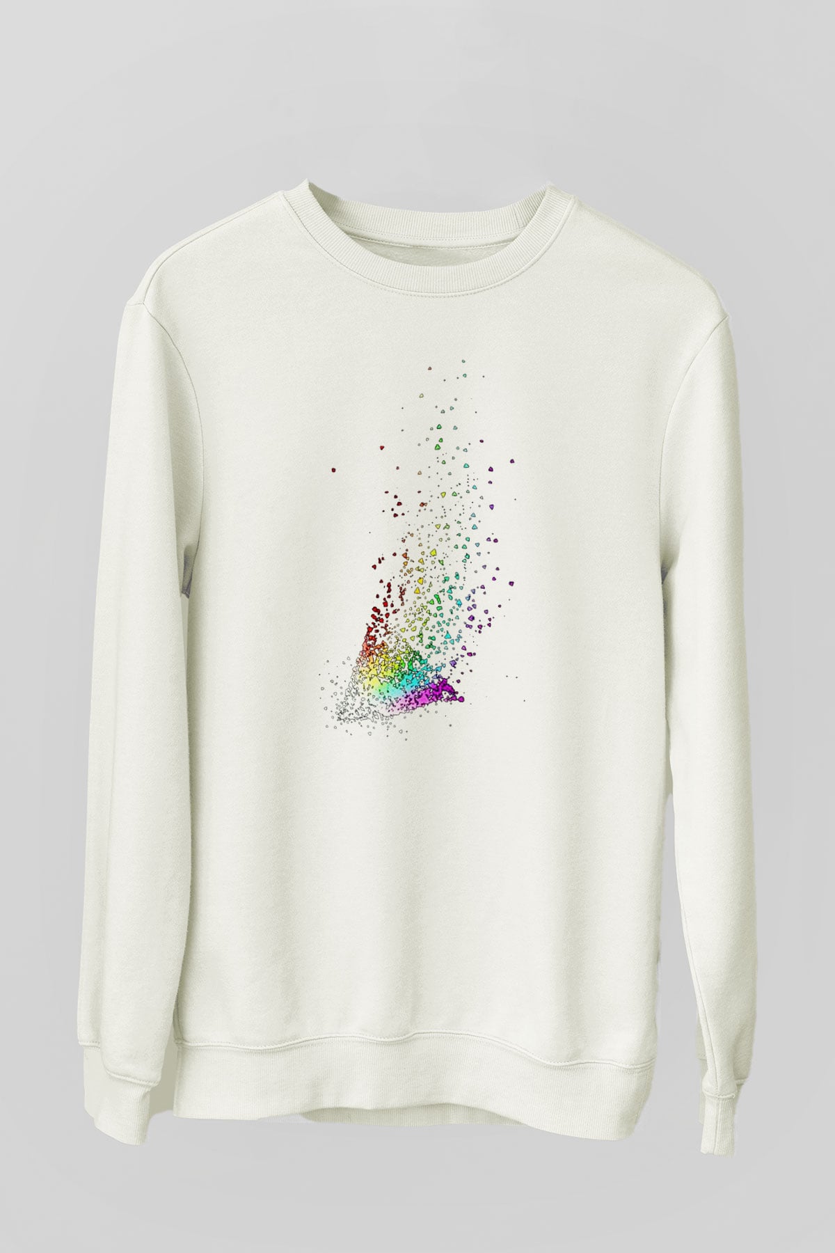 Pink Floyd Beyaz Unisex Sweatshirt