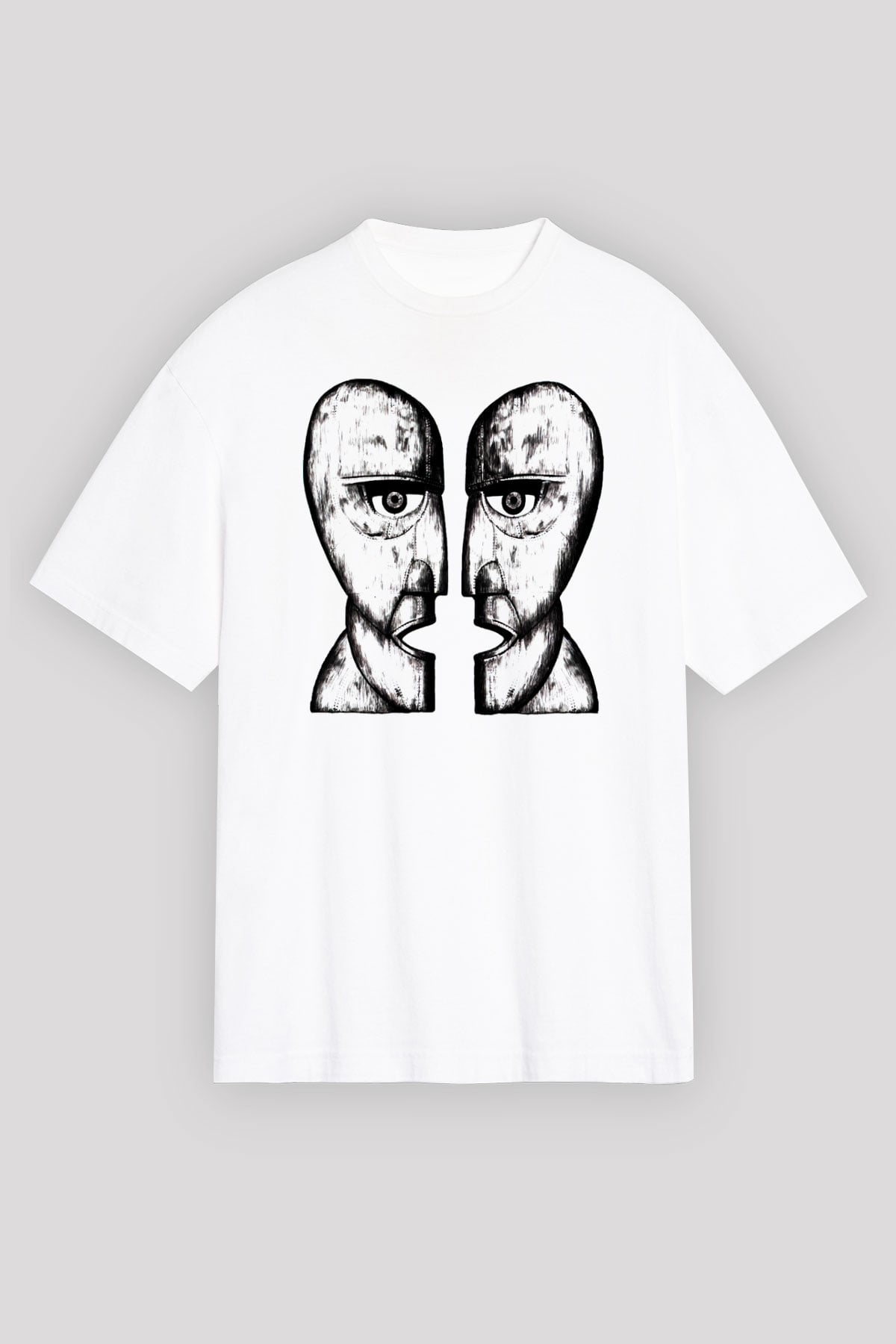 Pink Floyd Beyaz Unisex Tişört T-Shirt - TişörtFabrikası