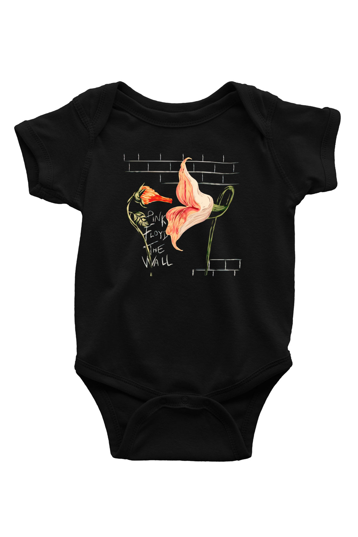 Pink Floyd Siyah Bebek Body - Zıbın