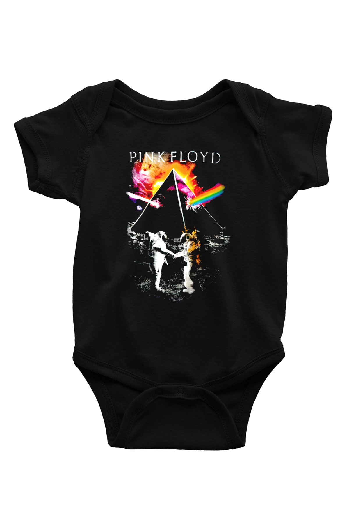 Pink Floyd Siyah Bebek Body - Zıbın