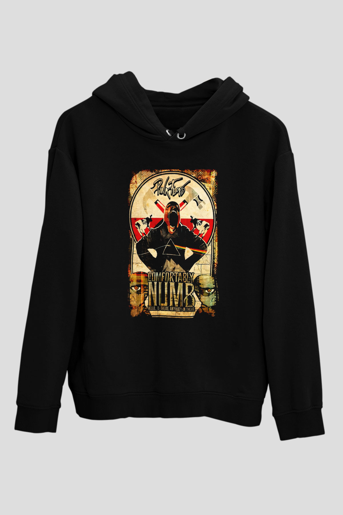 Pink Floyd Siyah Unisex Hoodie