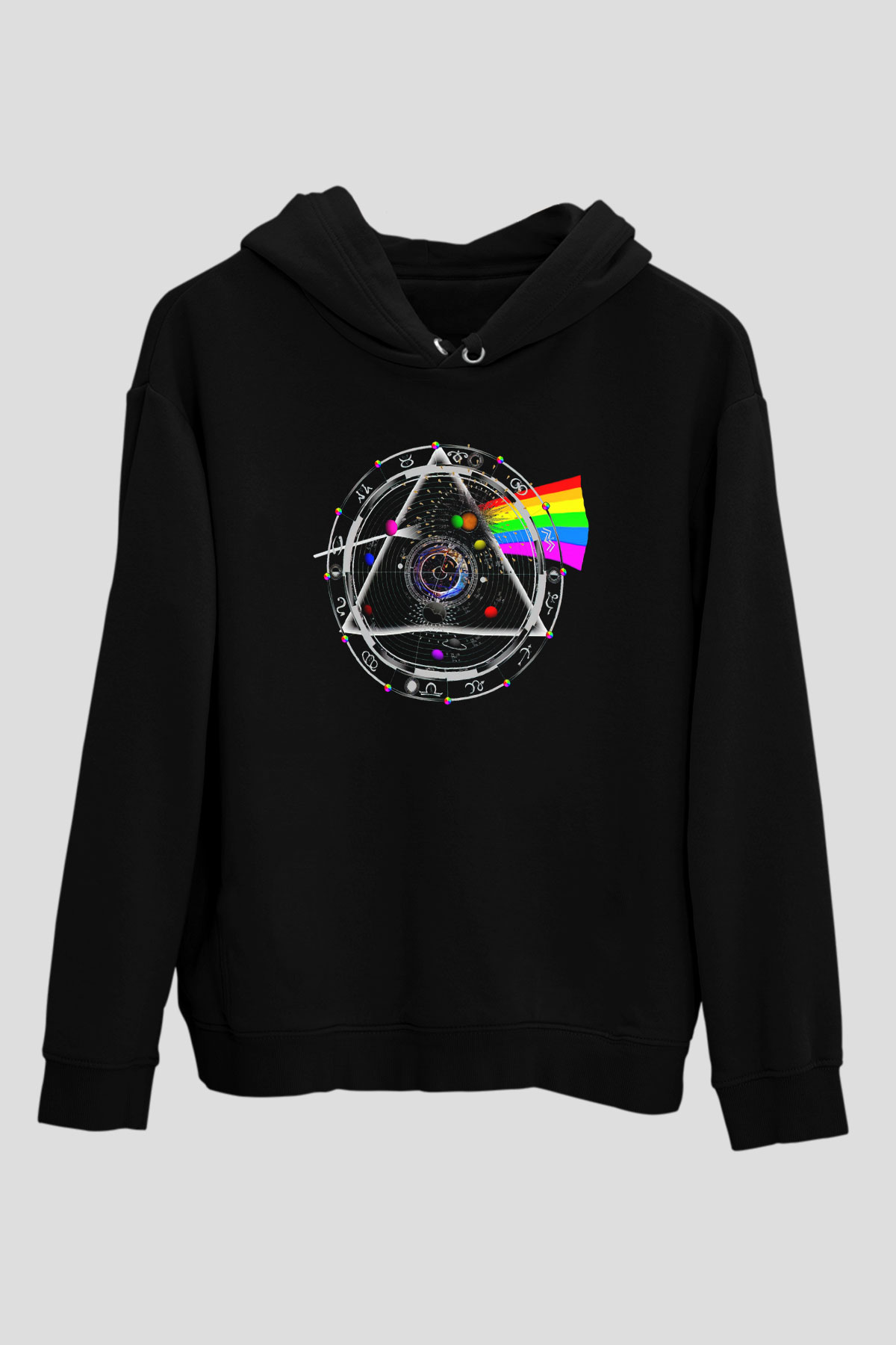 Pink Floyd Siyah Unisex Hoodie