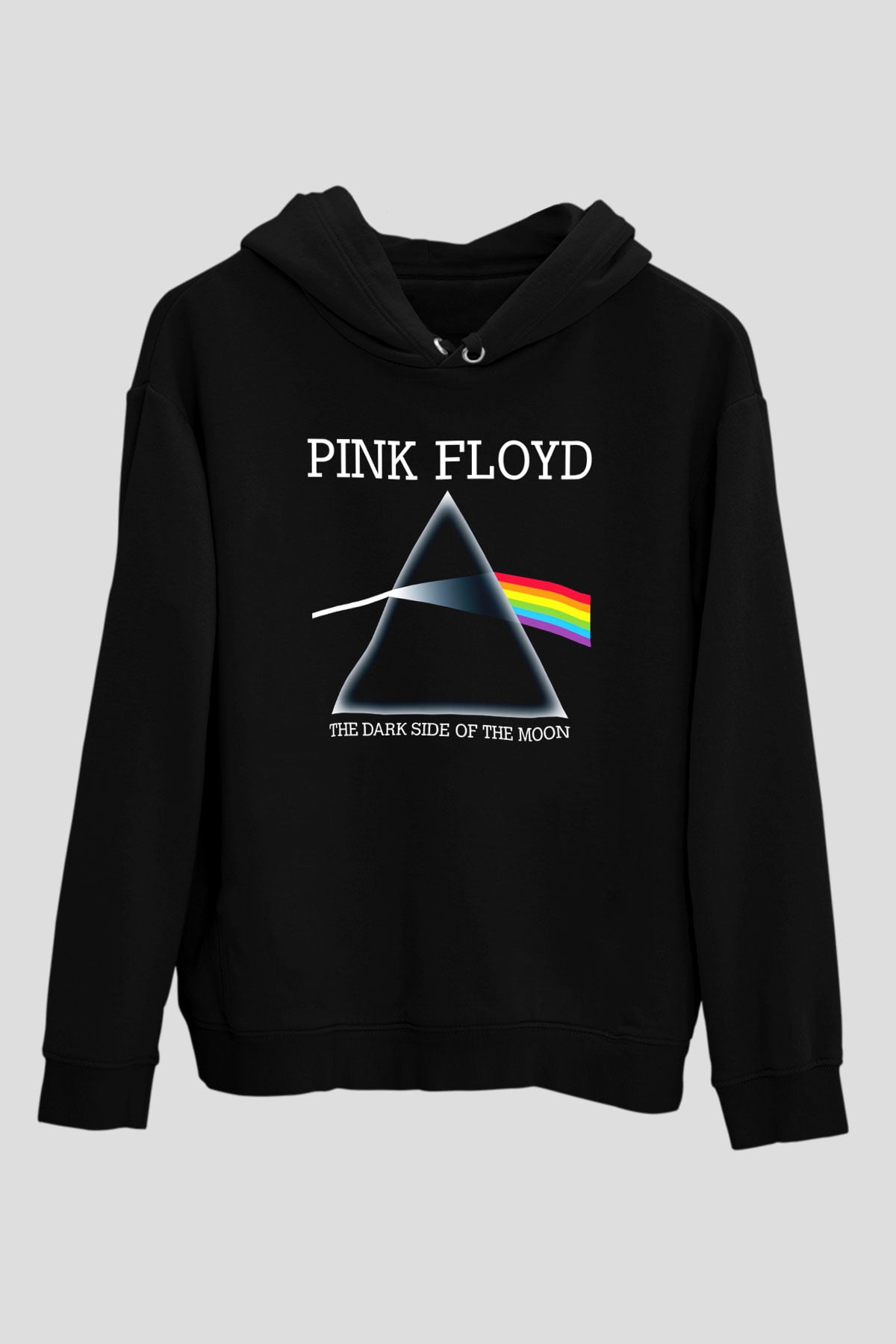 Pink Floyd Siyah Unisex Kapşonlu Sweatshirt