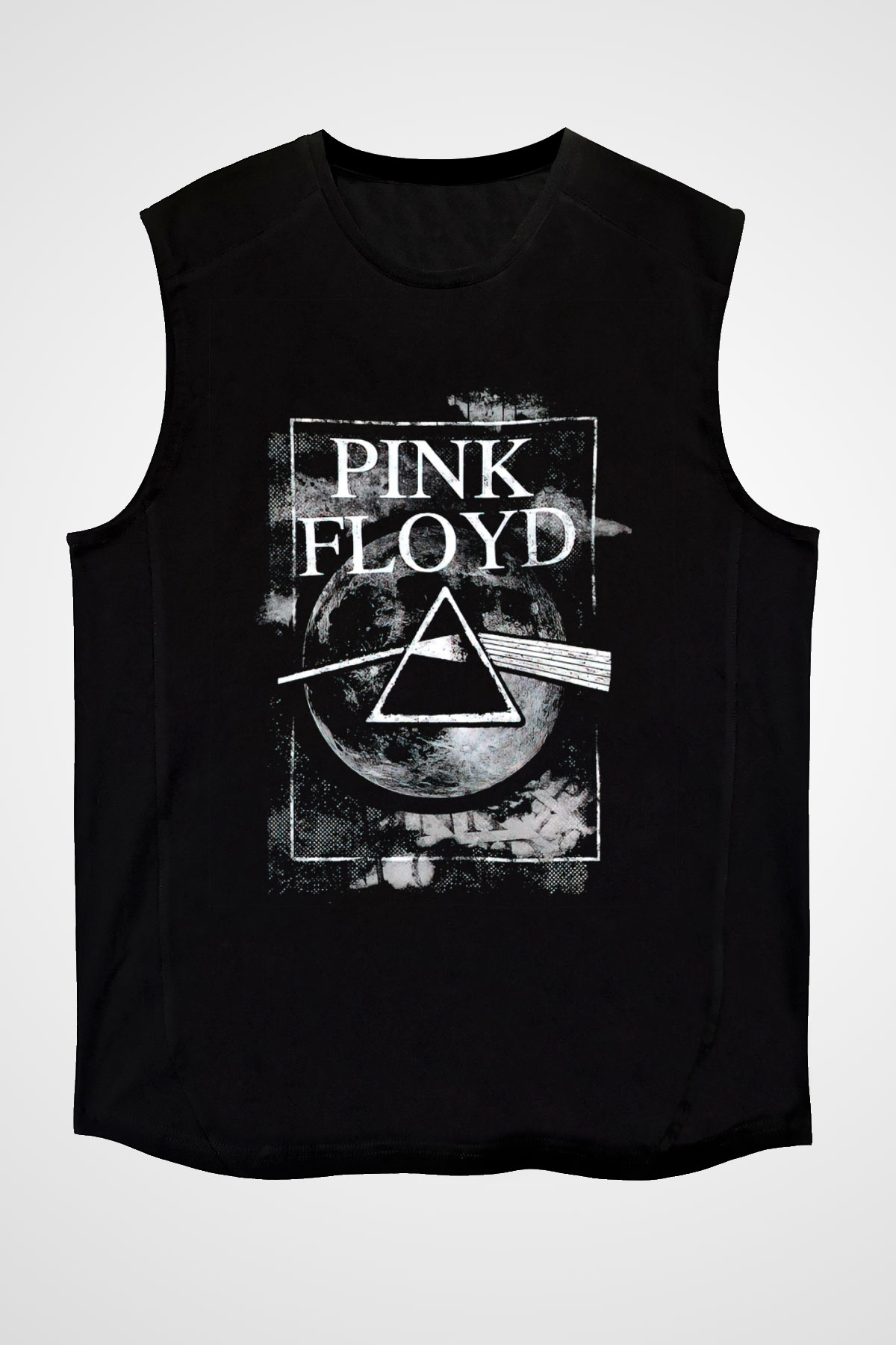 Pink Floyd Siyah Unisex Kolsuz Tişört