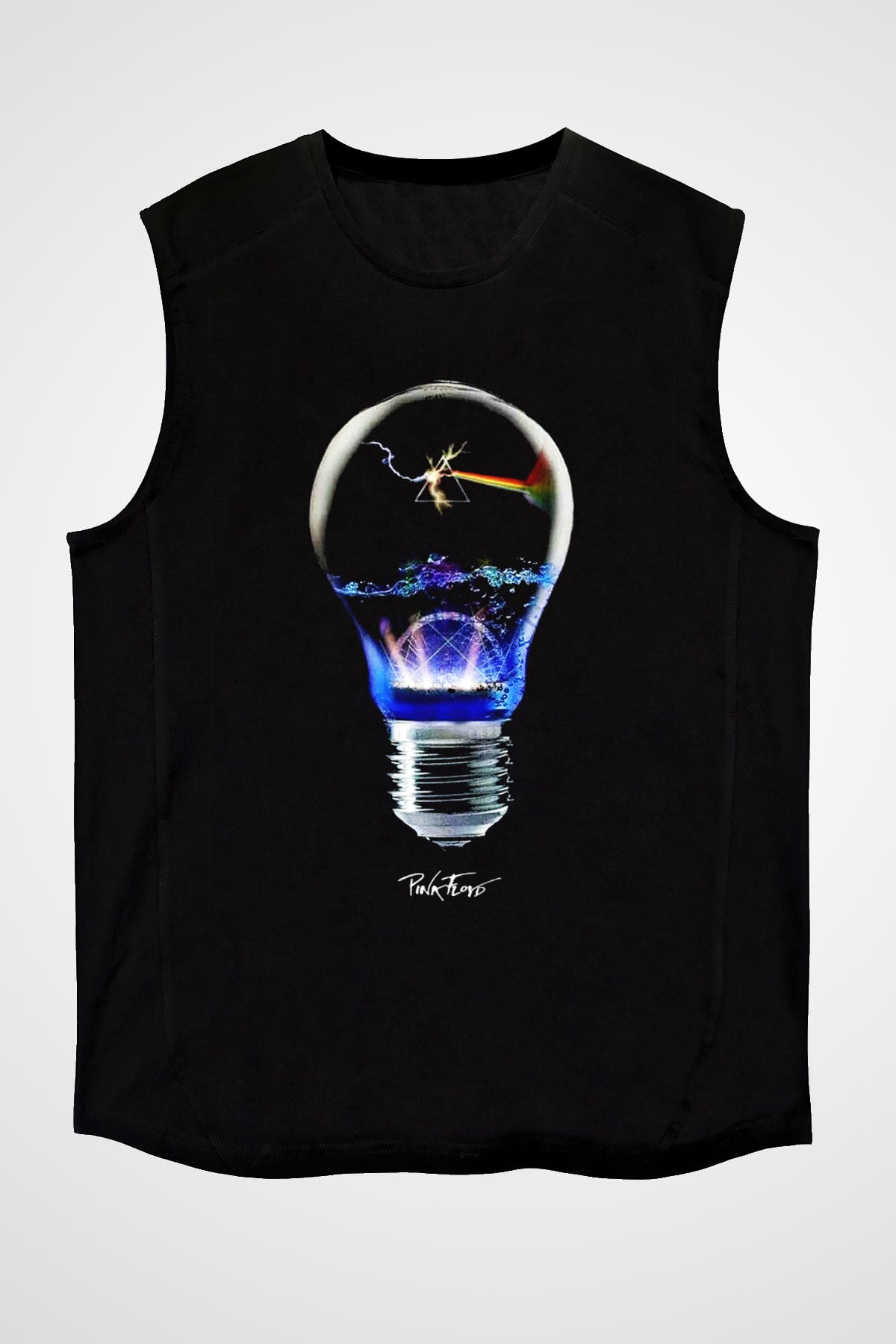 Pink Floyd Siyah Unisex Kolsuz Tişört