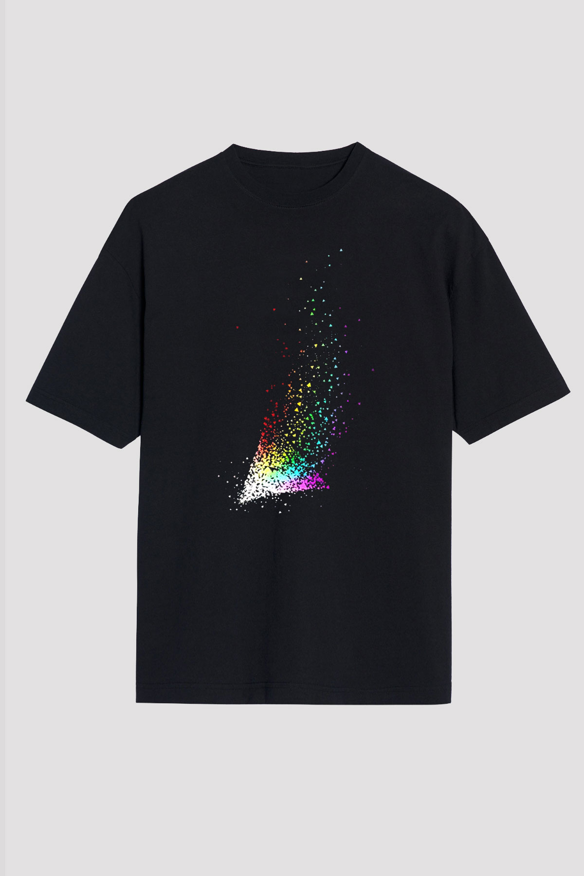 Pink Floyd Siyah Unisex Oversize Tişört T-Shirt