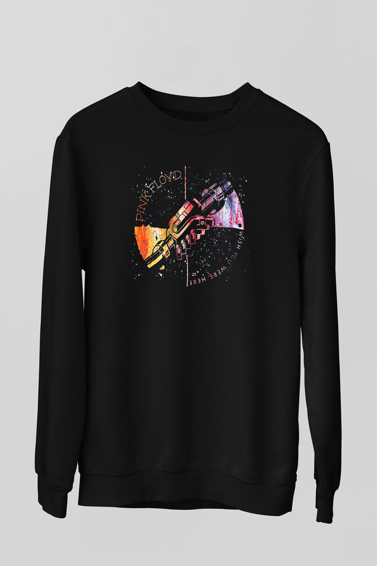 Pink Floyd Siyah Unisex Sweatshirt